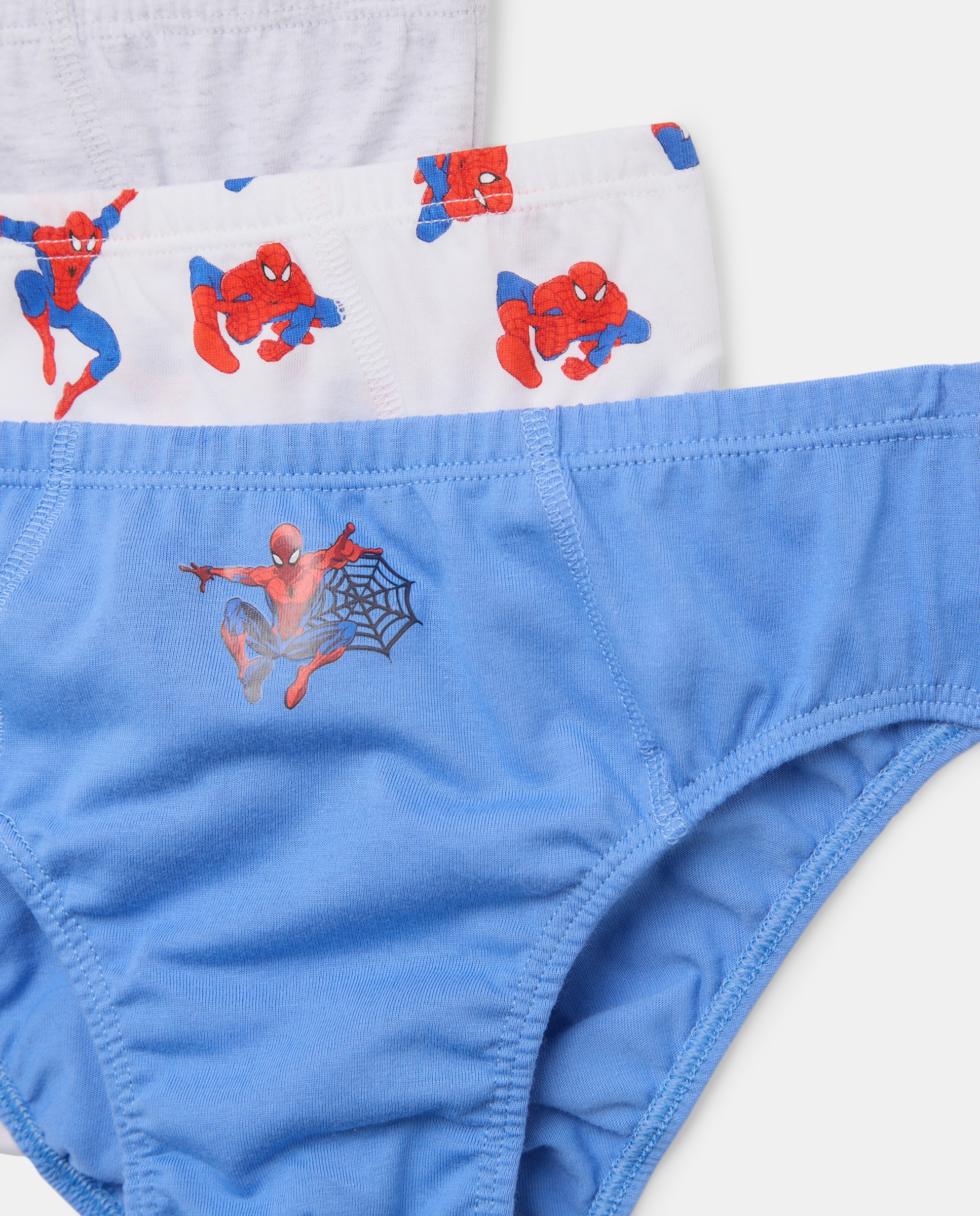 Pack de 3 Slips Homem-Aranha Cotton Juice Multicolor-3