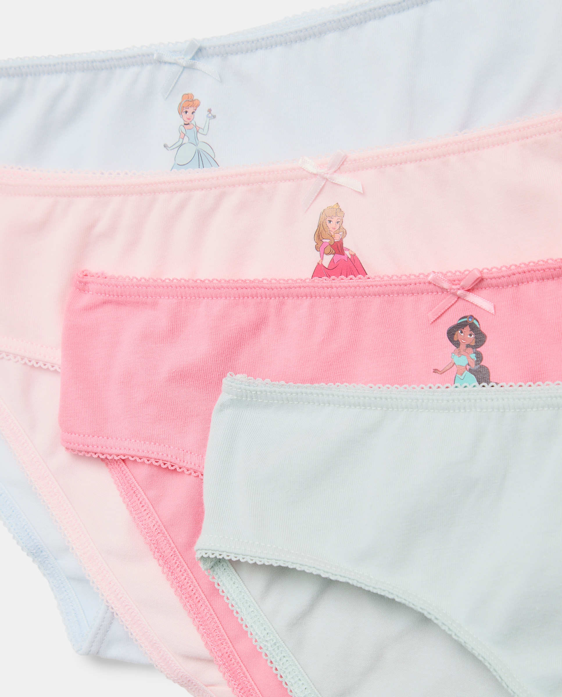 Pack de 7 Cuecas Princesas Cotton Juice Multicolor-3