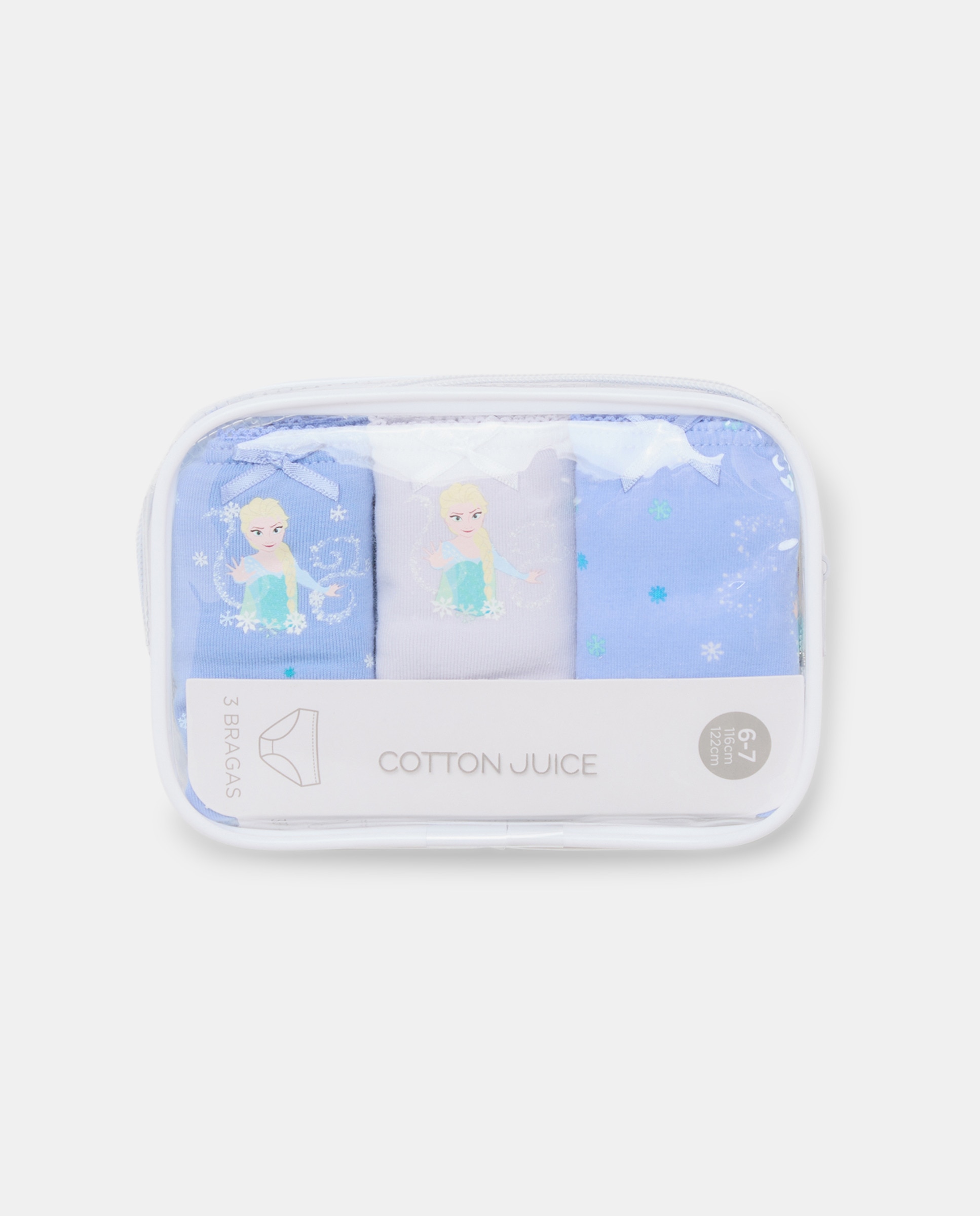 Pack de 3 Cuecas Frozen Cotton Juice Azul-marinho-4