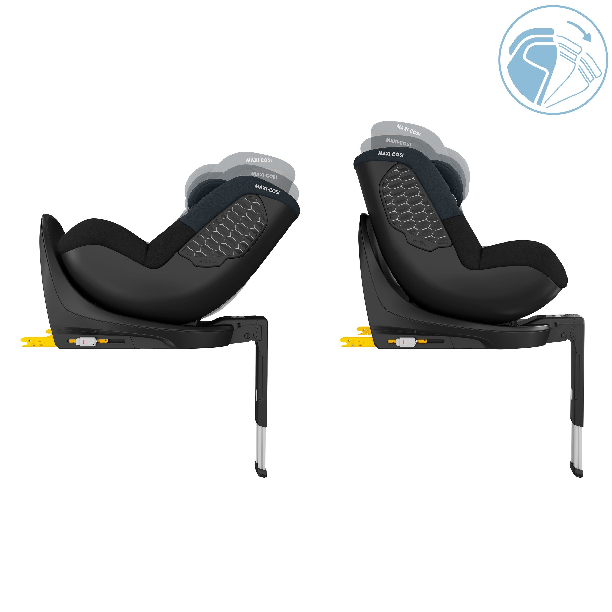 Cadeira Auto Maxi-Cosi Mica 360 S i-Size (61-105 cm) Tonal Black 6