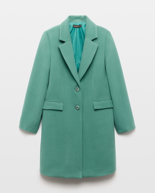 Imagen 0 de Abrigo de mujer liso manga larga