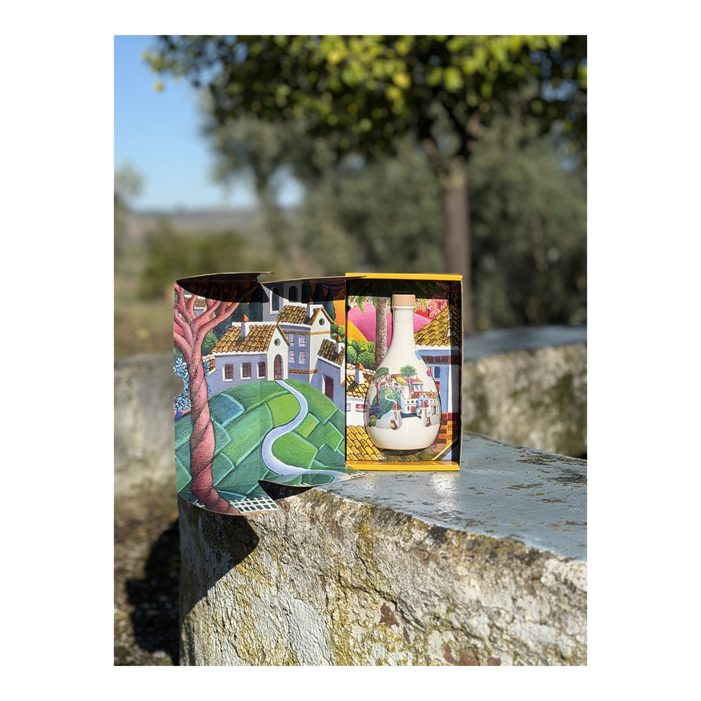 Estuche aceite de oliva virgen extra Lola López Edición limitada El Camino 1490 4