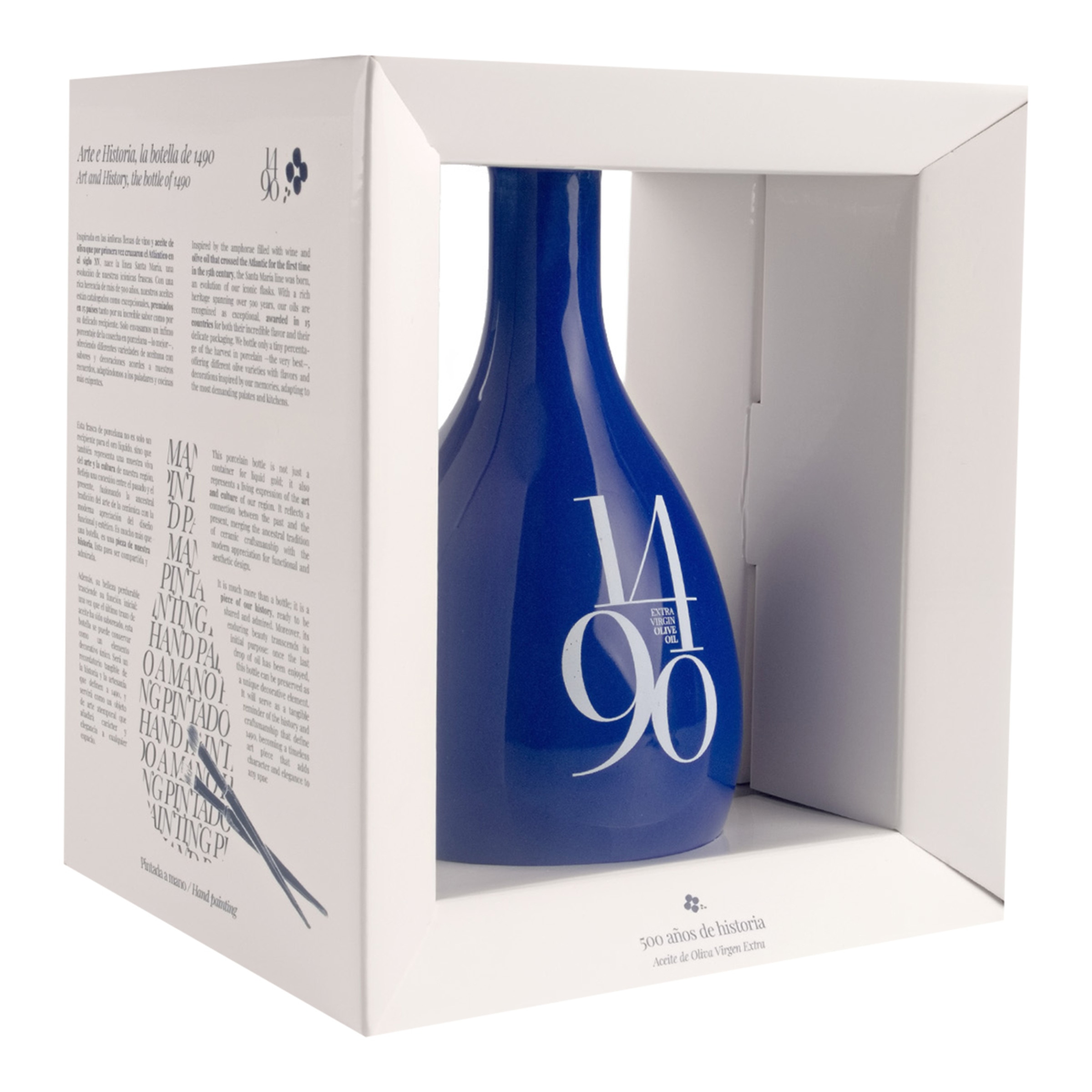 Imagen 0 de Estuche aceite de oliva virgen extra Santa María Bluu Hojiblanca 1490