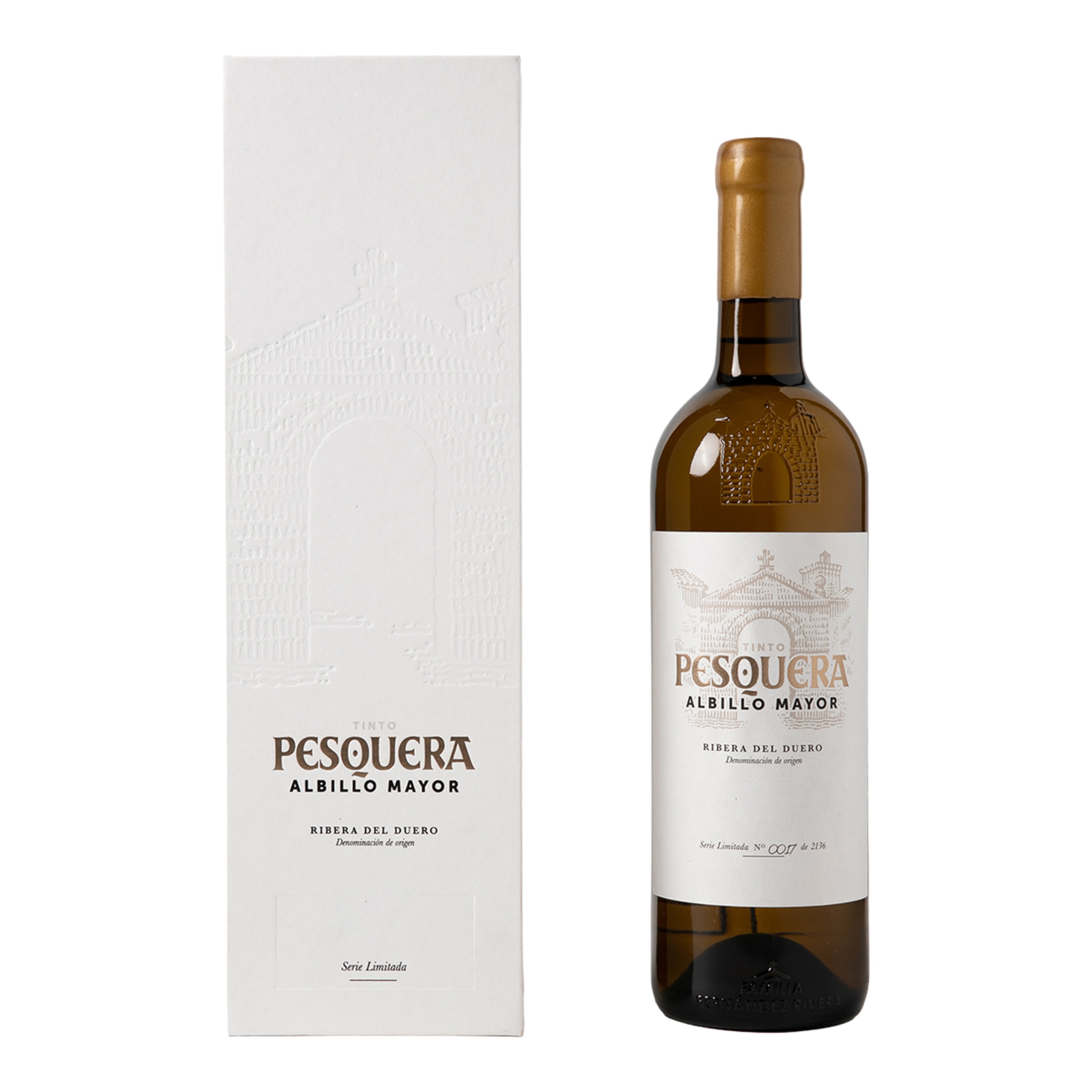 Imagen 0 de Estuche vino blanco Tinto Pesquera Albillo Mayor 2023 Ribera de Duero
