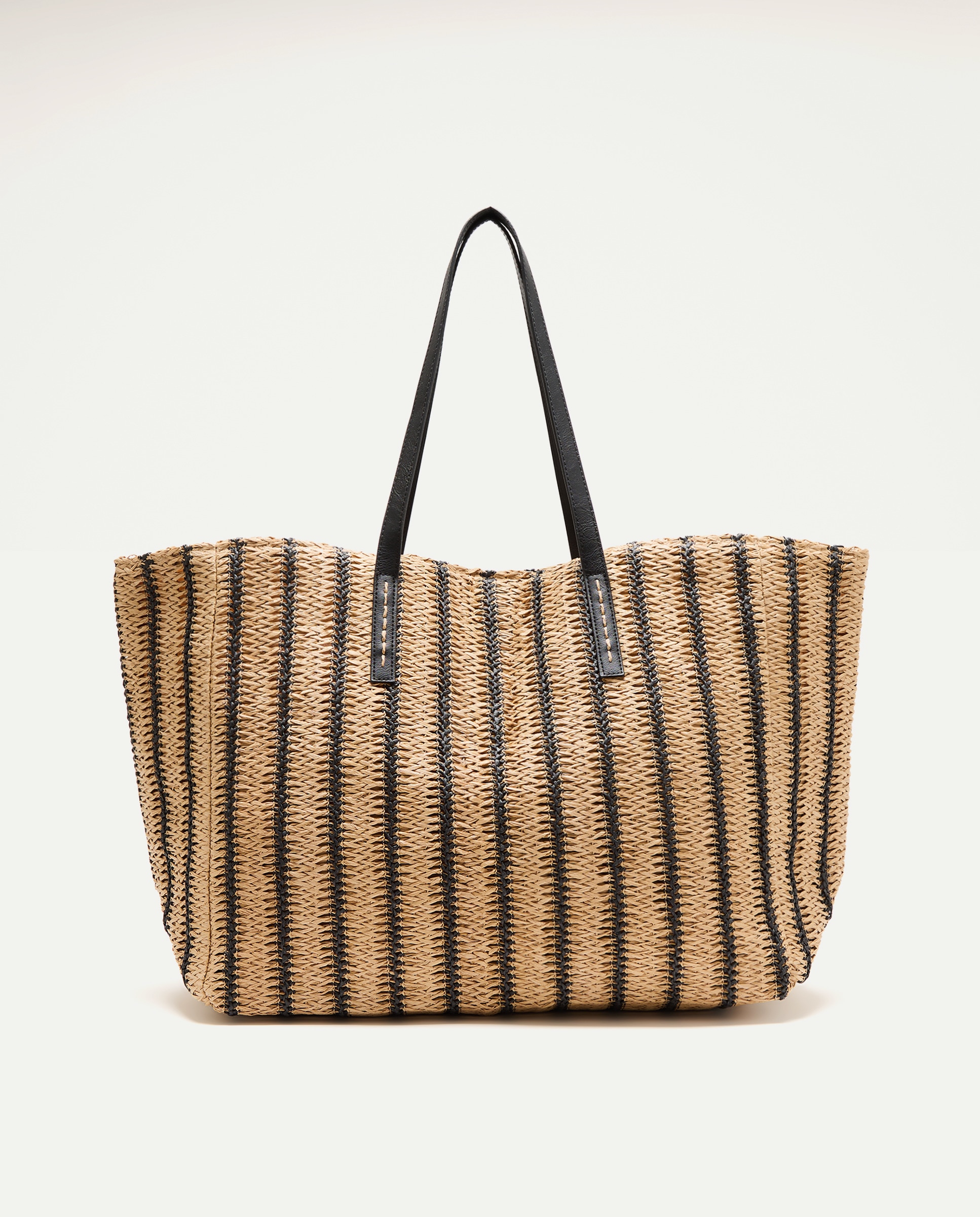 Imagen 0 de Bolso mujer rayas negras