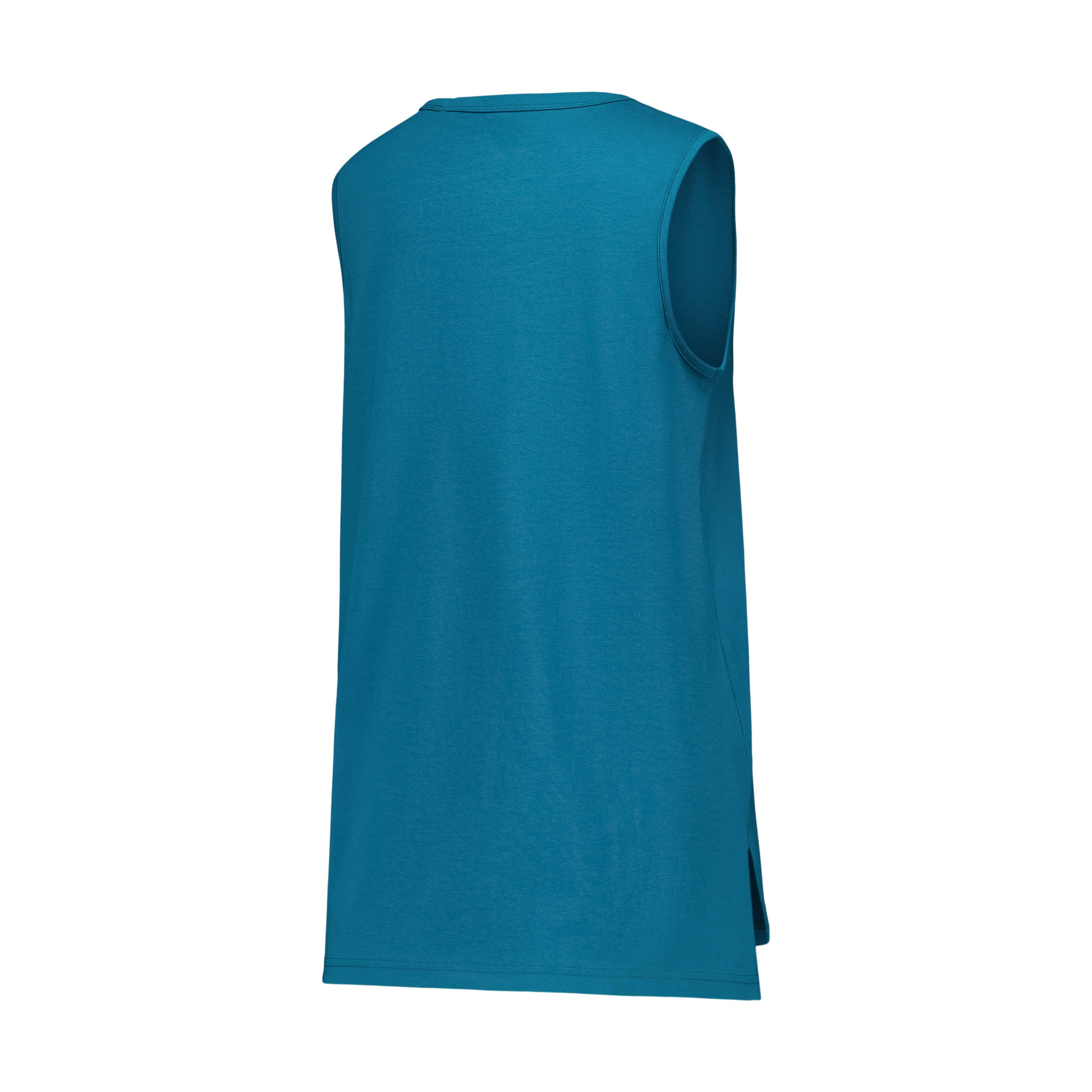 T-shirt sem Mangas Sportcasual de Mulher Turquesa-5