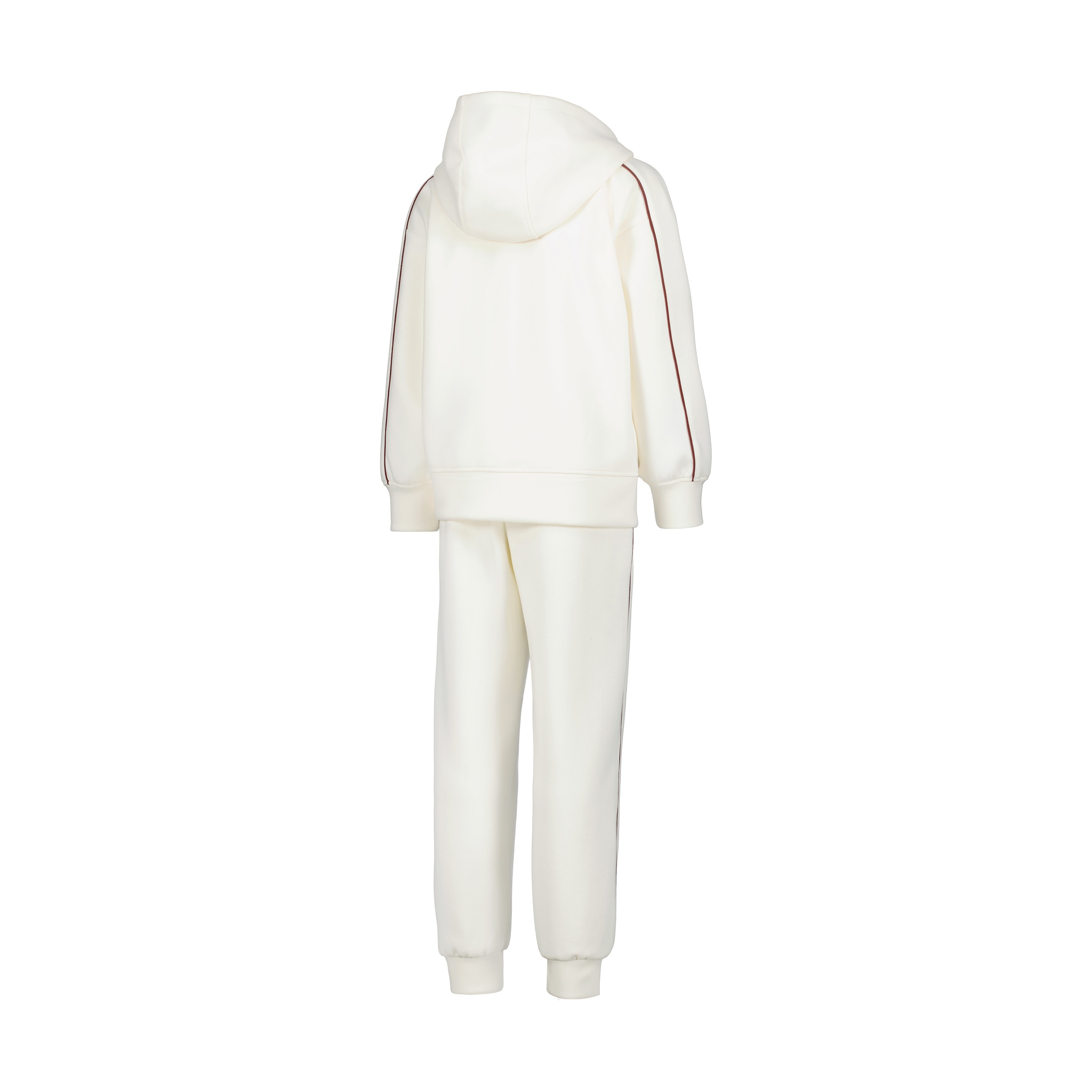 Fato de Treino de Viscose com Capuz Sportcasual de Menina Baunilha-5
