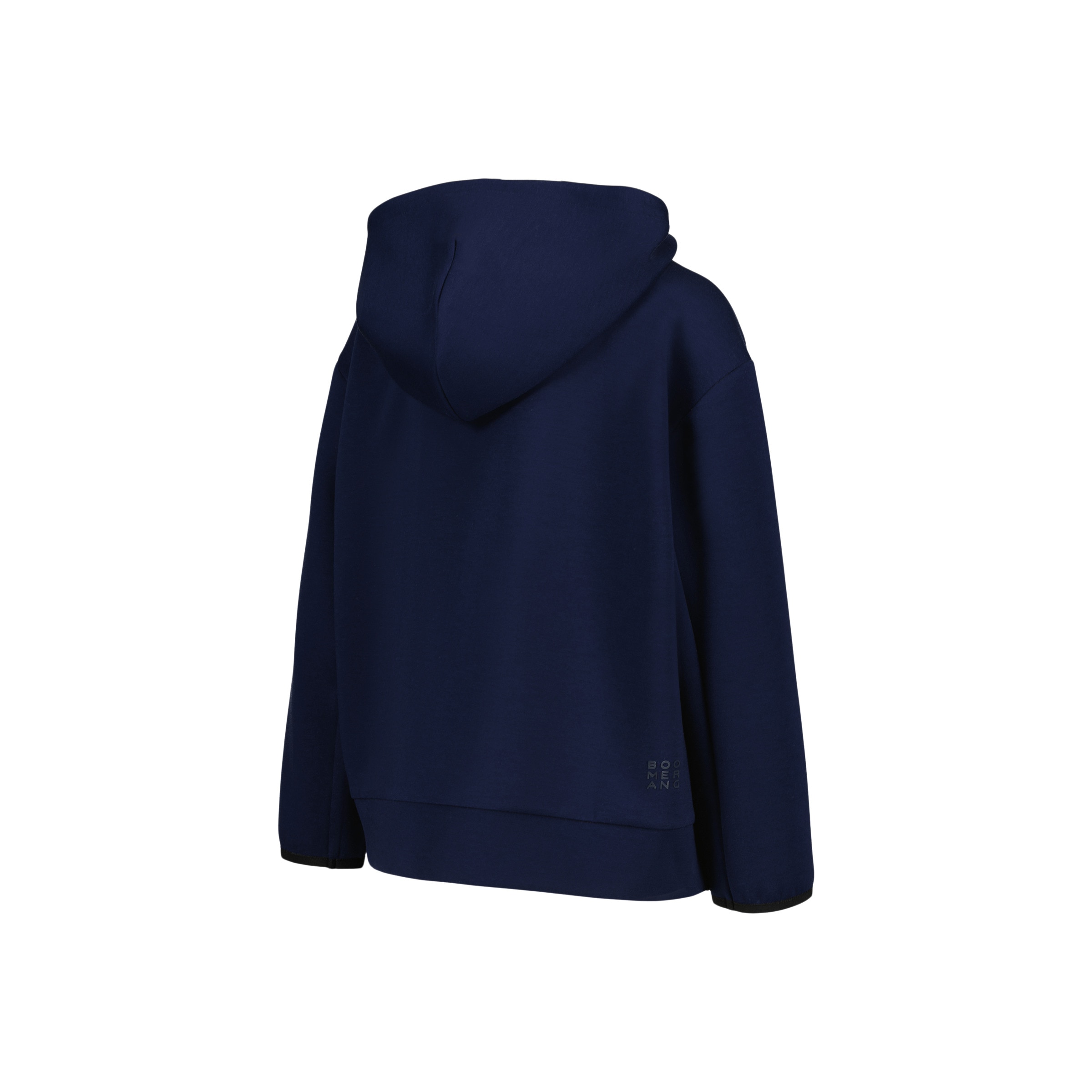 Sweatshirt Aberta com Capuz de Viscose Sportcasual de Menino Azul-marinho-5