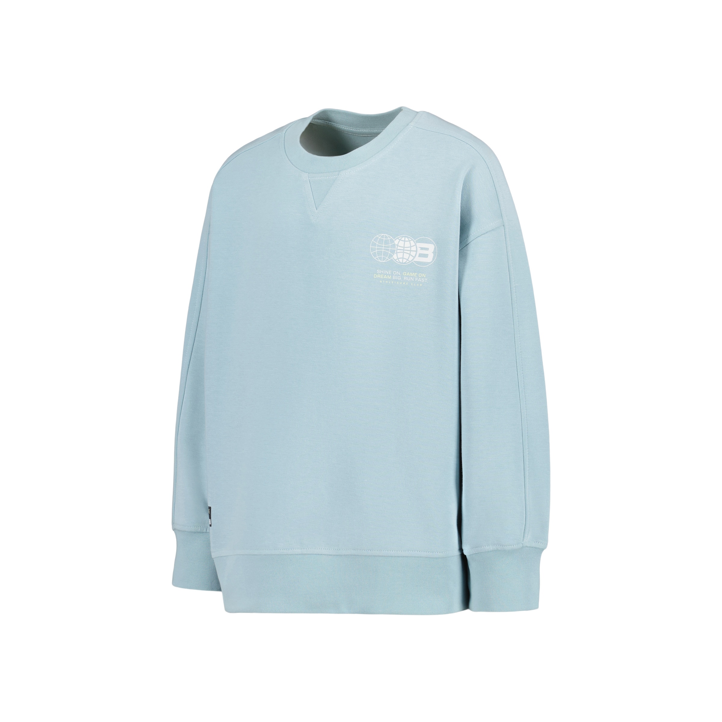 Sweatshirt de Gola Redonda Sportcasual de Menino Azul-claro-4