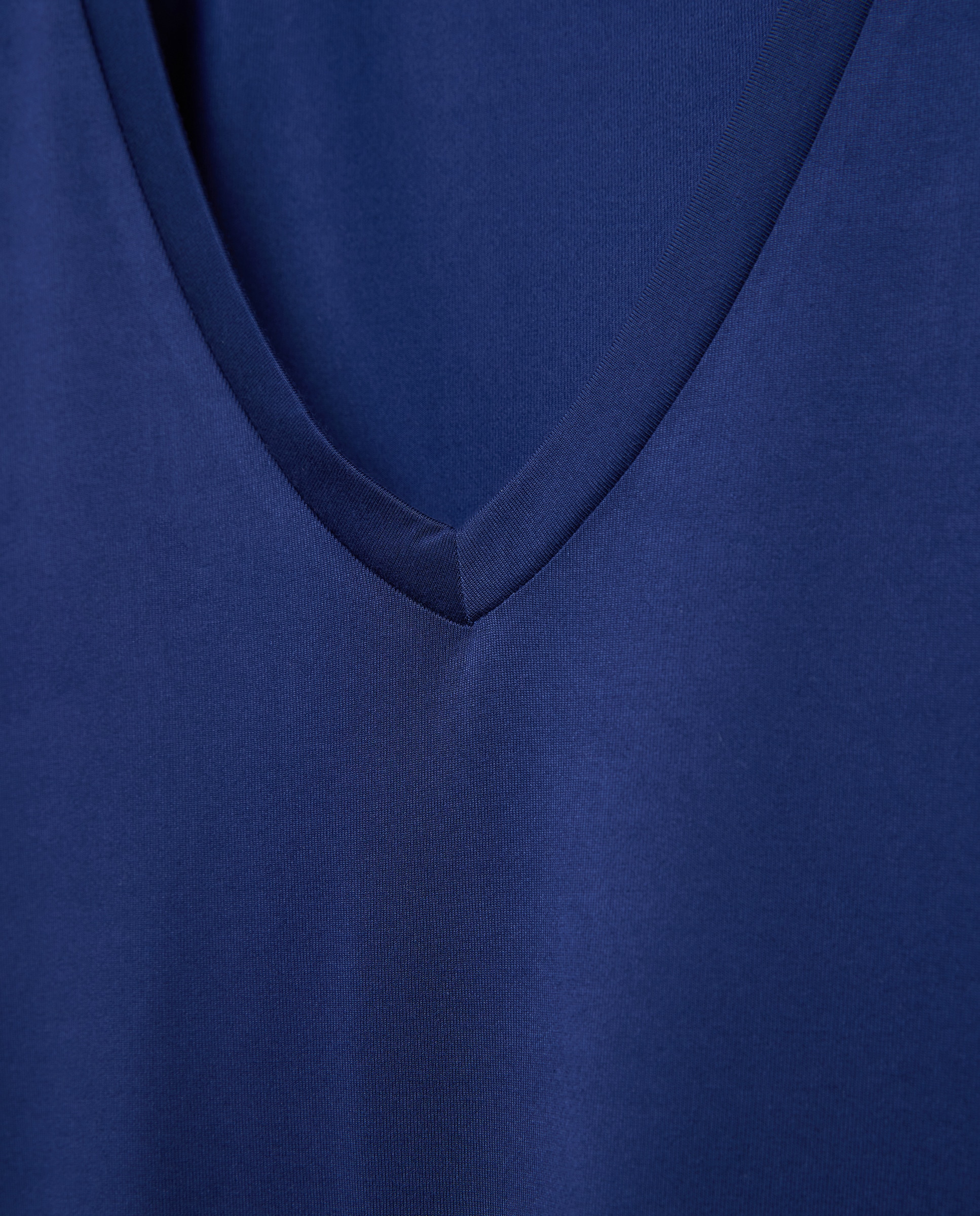 T-shirt de Manga Curta com Estampado Posicional Azul-marinho-5