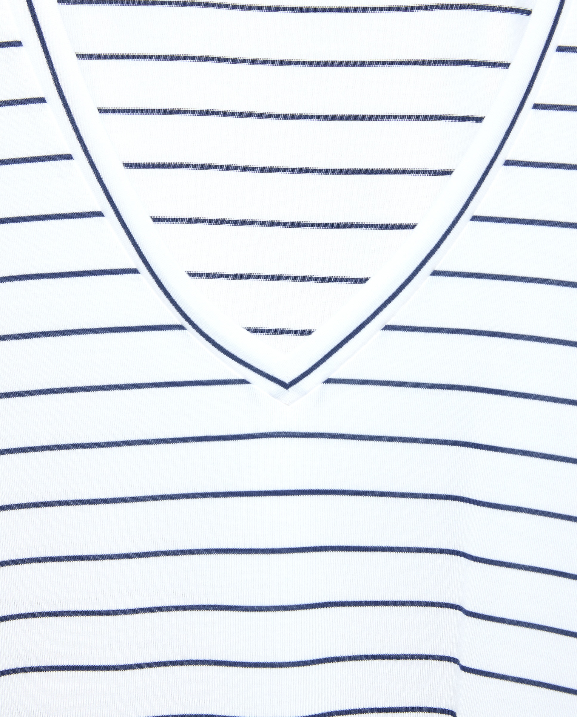 T-shirt de Manga Curta Marinheira Branco-5