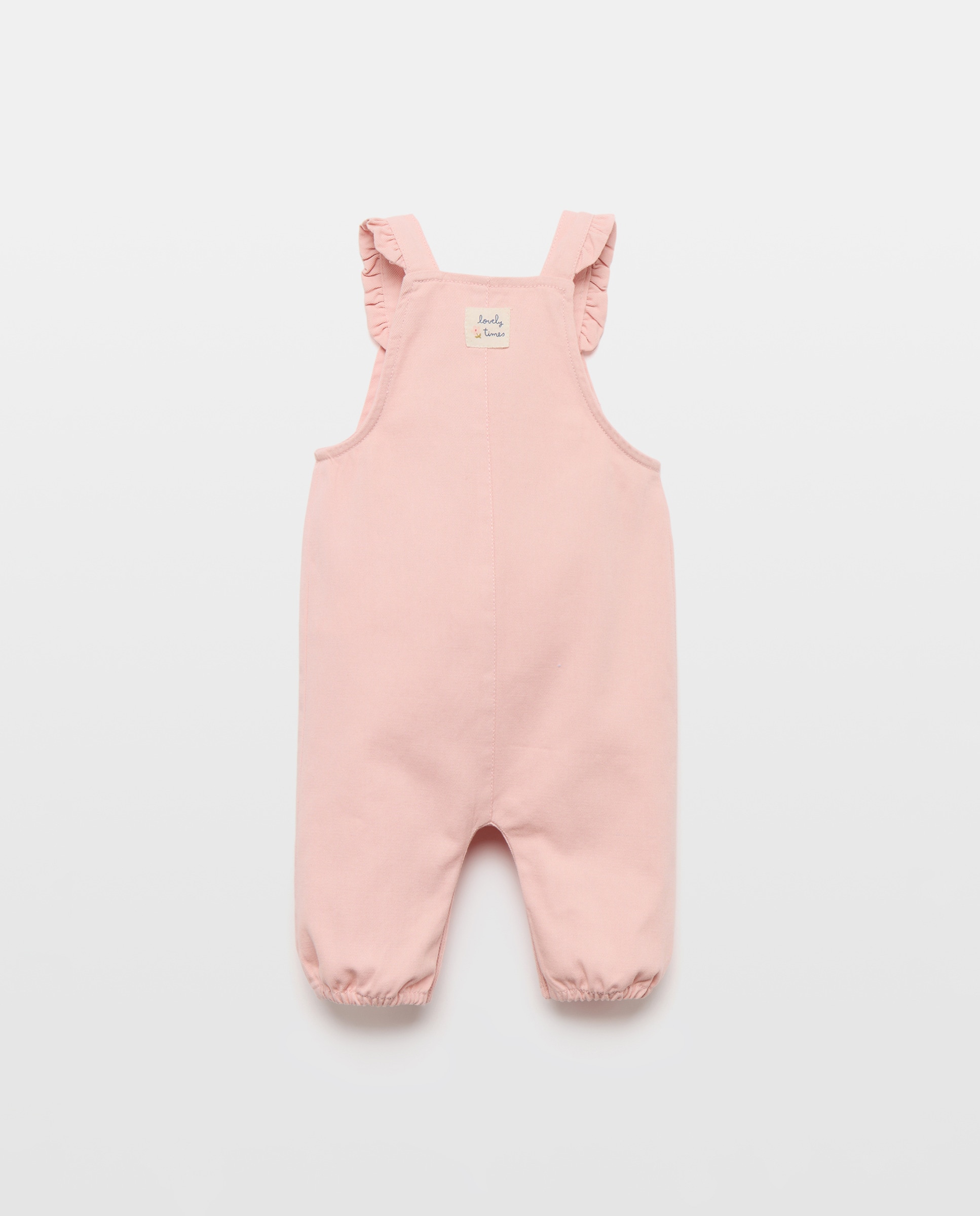 Jardineiras de Bebé em Tecido de Sarja Baby El Corte Inglés 200 Rosa-2