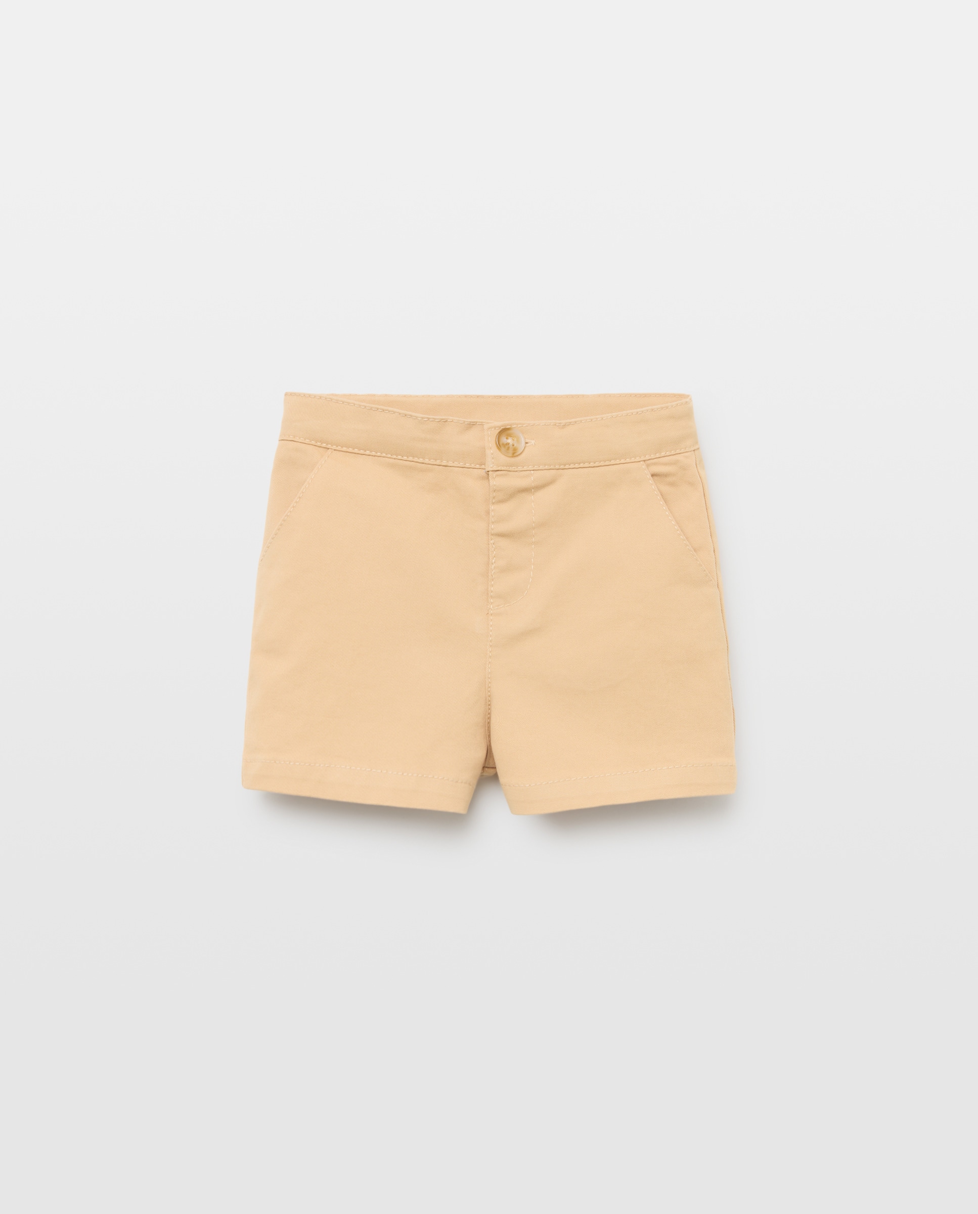 Bermudas Chino de Bebé Baby El Corte Inglés 730 Camel-1