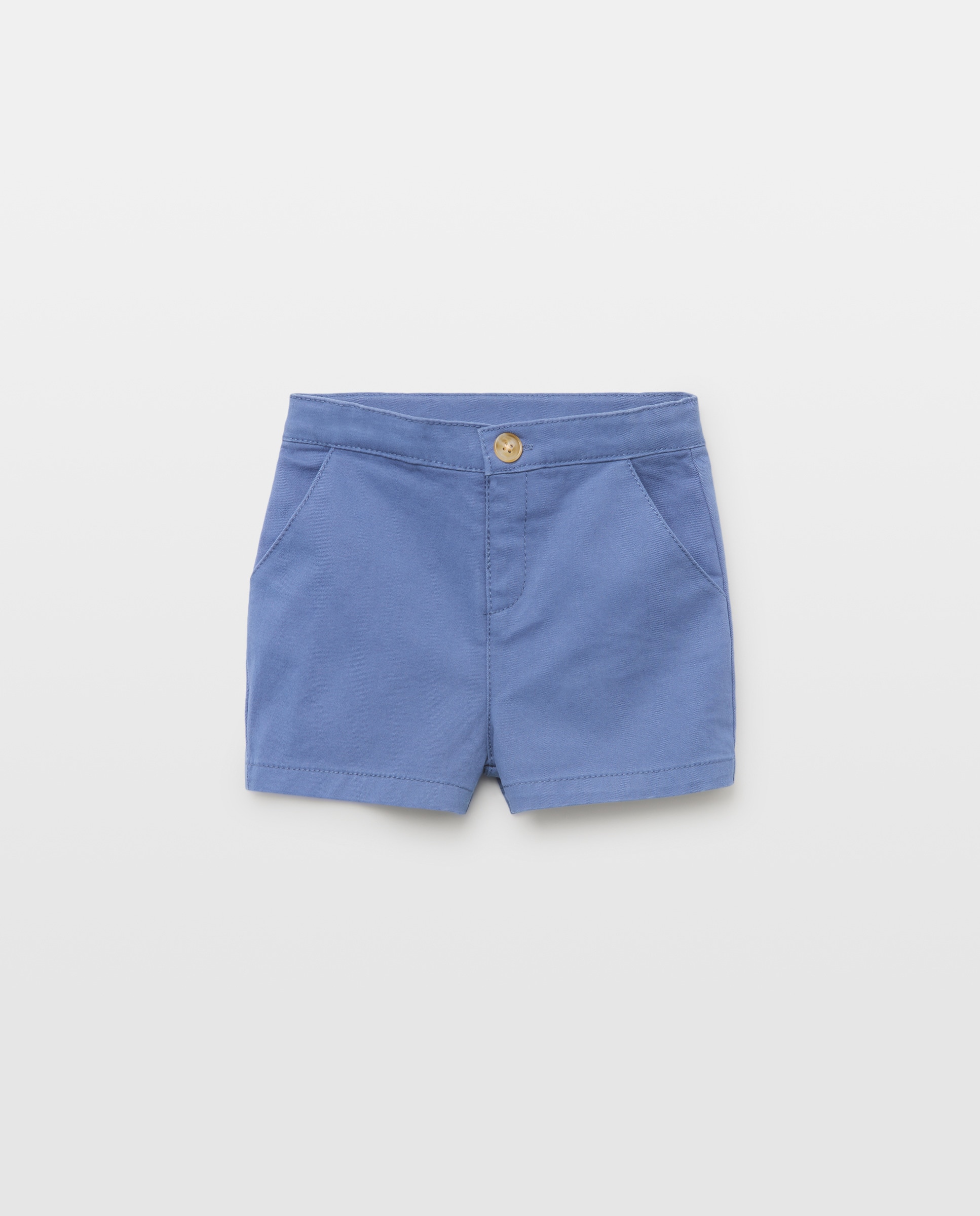 Bermudas Chino de Bebé Baby El Corte Inglés 471 Índigo-1