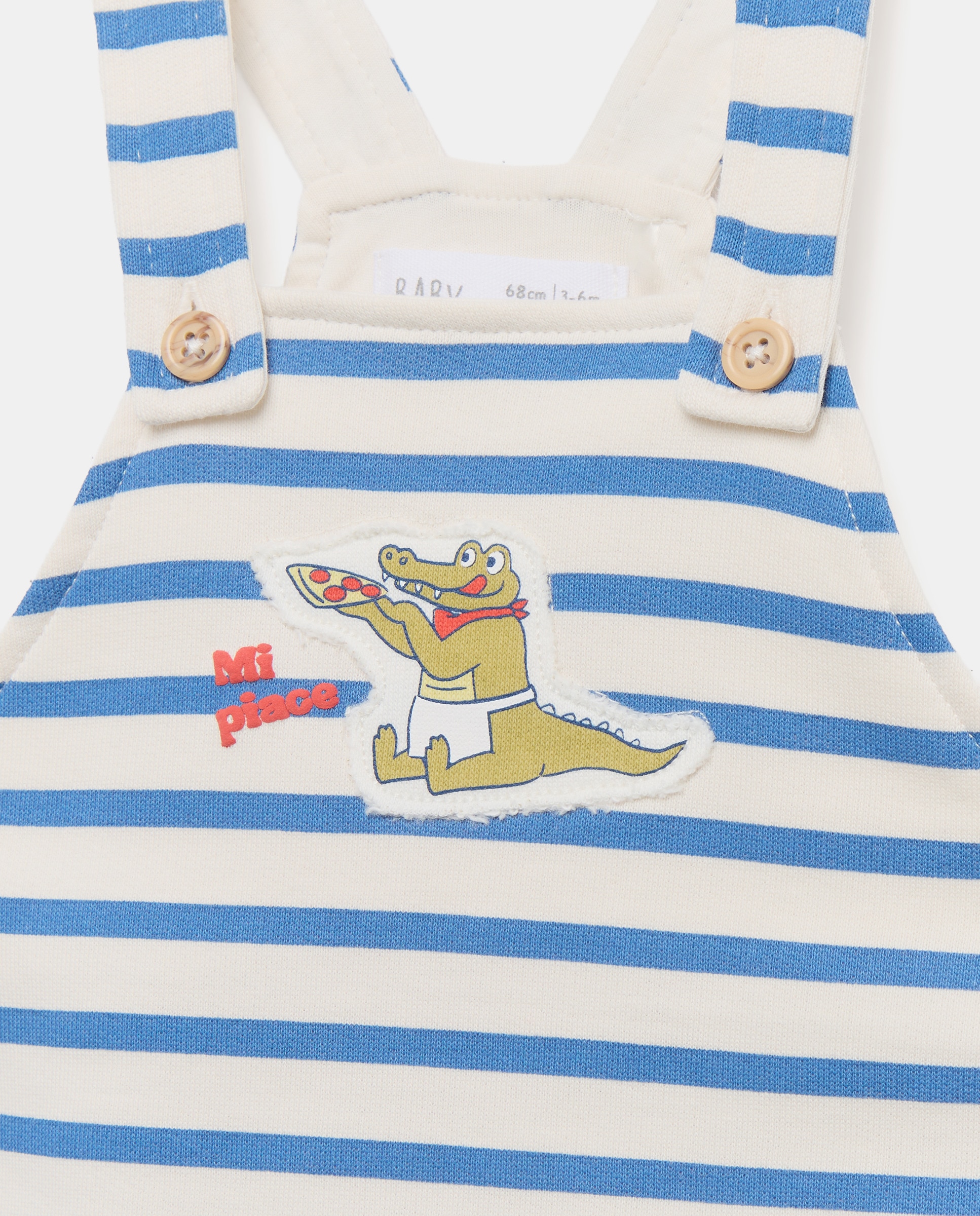 Jardineiras de Felpa de Bebé com Soft Print de Fantasia Baby El Corte Inglés Multicolor-3