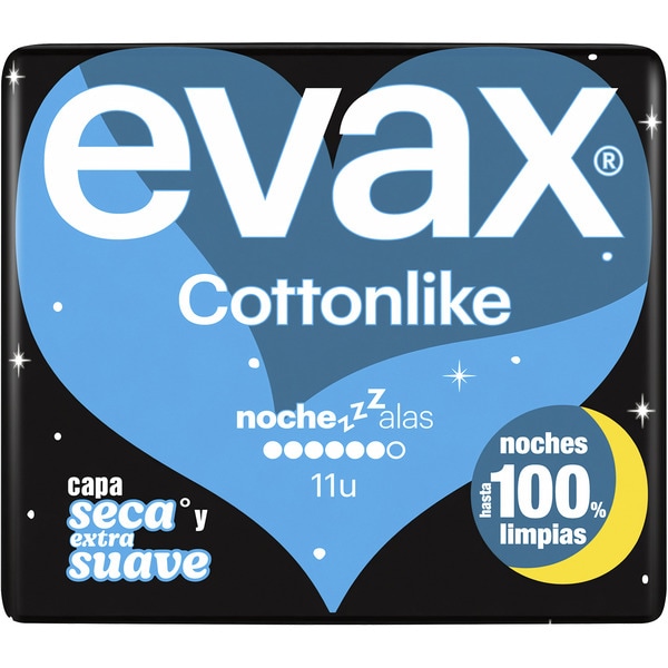 Cottonlinke Nachtbinden mit Flügeln Box 11 Einheiten