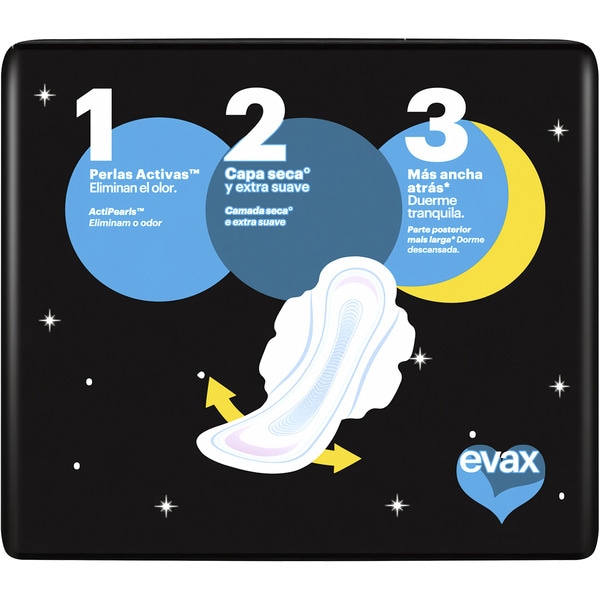 Cottonlinke Nachtbinden mit Flügeln Box 11 Einheiten