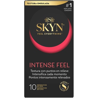 preservativos sin látex Intense Feel caja 10 unidades - Skyn