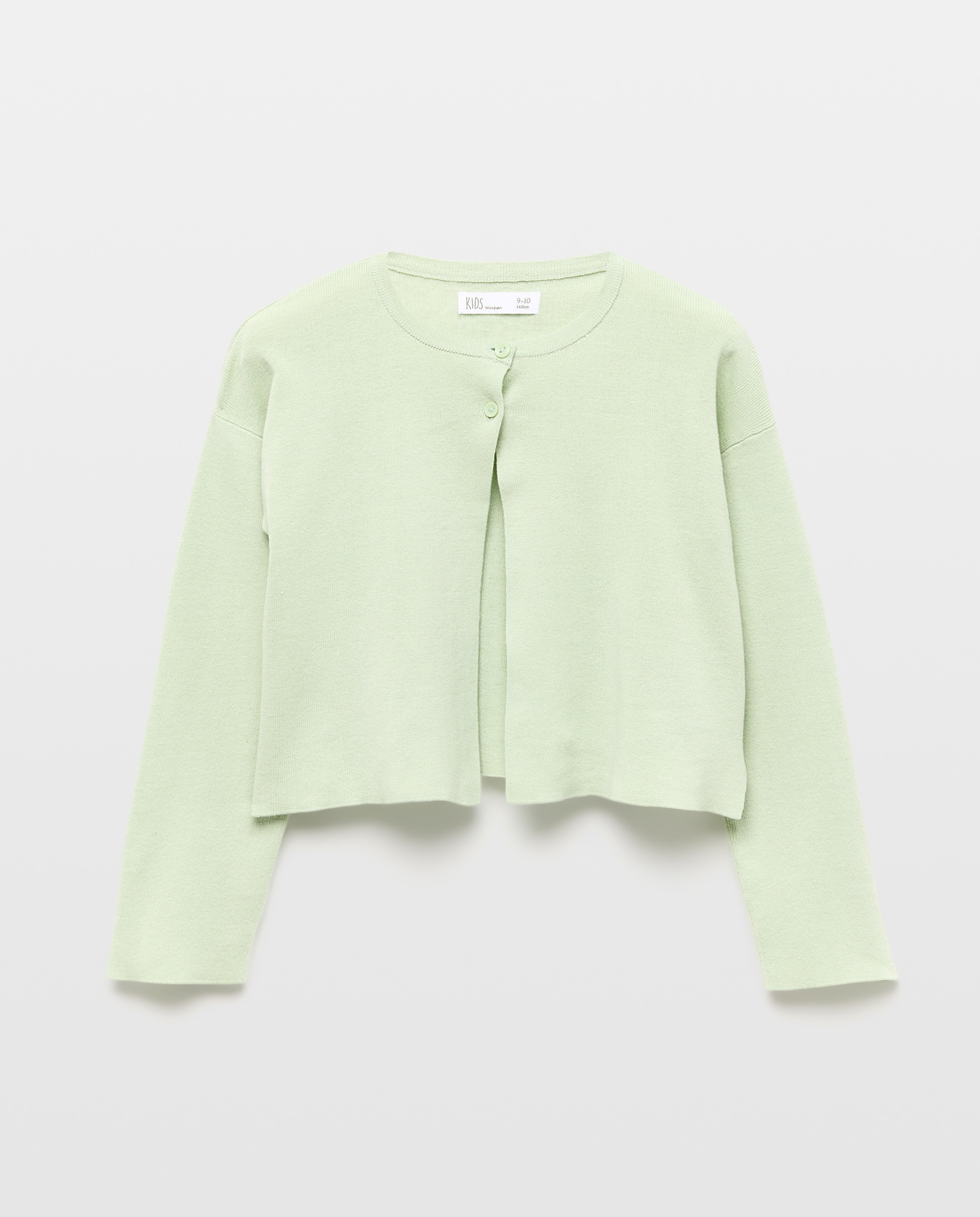 Casaco de Tricot Básico Kids El Corte Inglés 510 Verde Claro-4