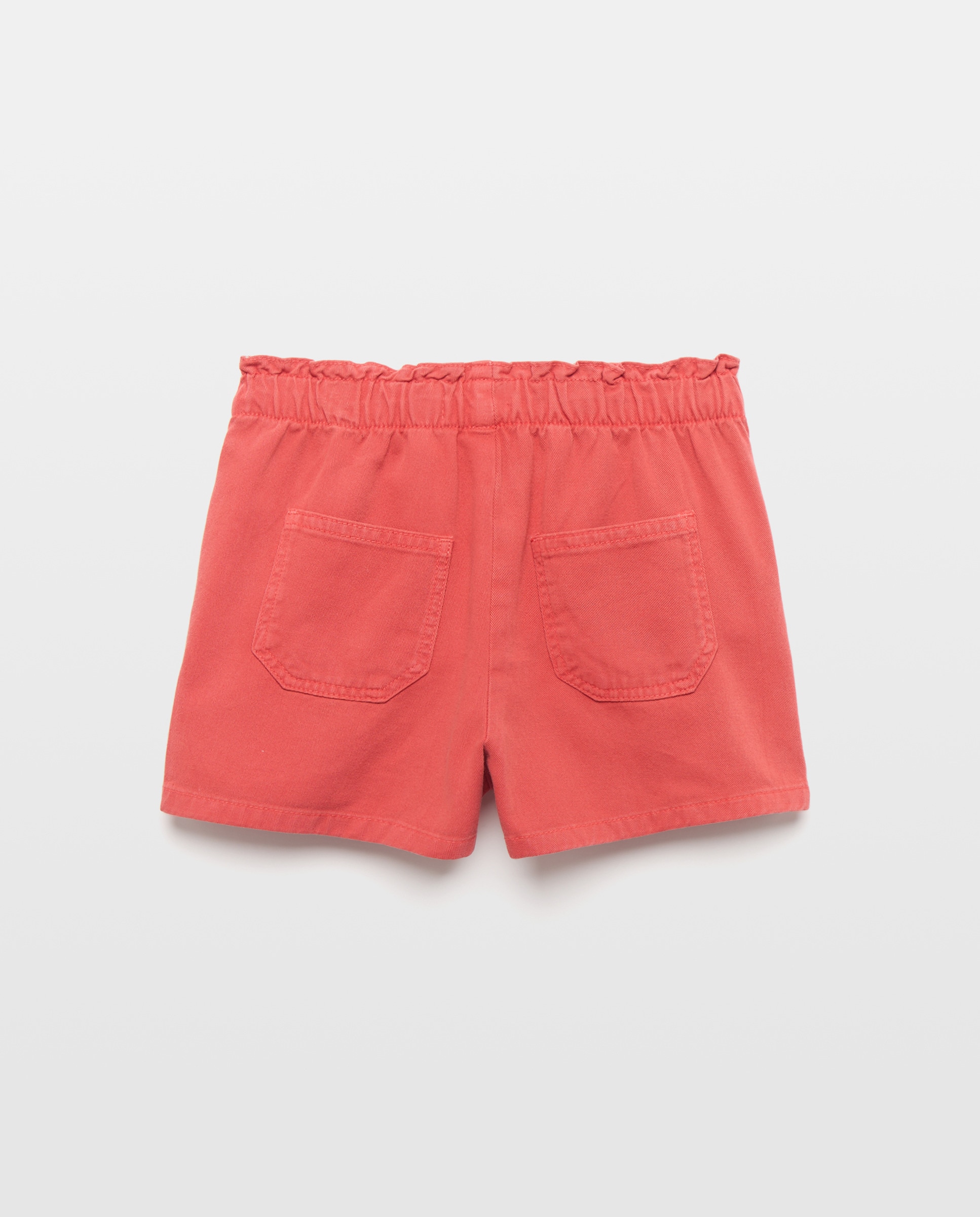 Bermuda niña de twill 610 Carmín-2