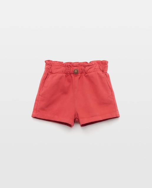 Imagen 0 de Short bebé niña papaerbag de twill