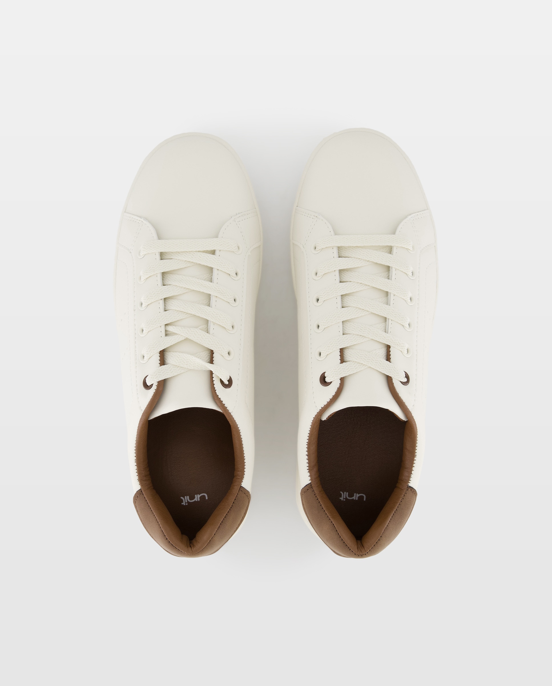 Deportivo cordones de hombre con piso goma Blanco hielo-4