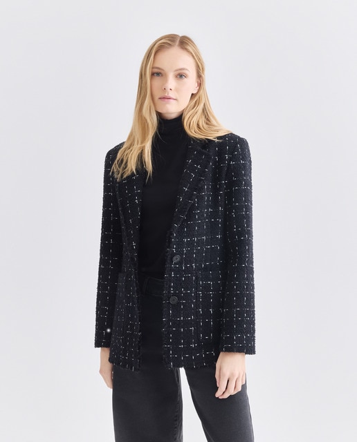 Imagen 0 de Blazer tejido bouclé