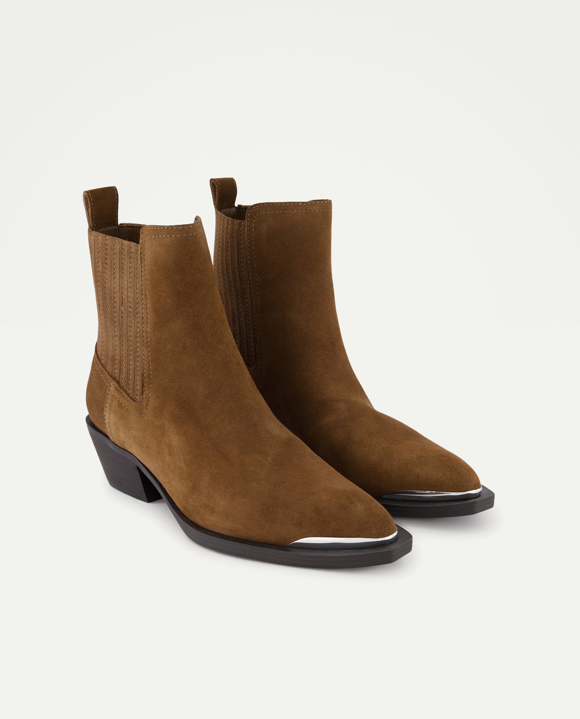 Botins de Camurça 560 Azeitona-2