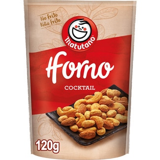 cóctel de frutos secos tostados al horno bolsa 120 g - Matutano