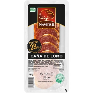 caña de lomo clásico en lonchas sin gluten sin lactosa envase 40 g - Navidul