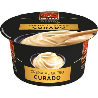 crema al queso curado para untar tarrina 90 g - Navidul