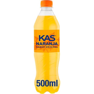 refresco de naranja con gas botella 50 cl - Kas