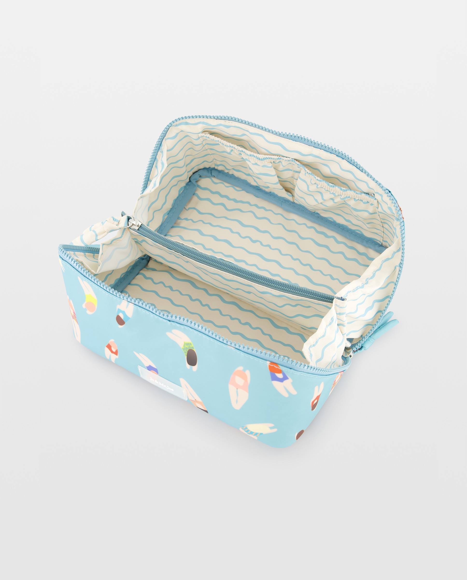 Nécessaire com Estampado de Nadadoras 400 Azul-3