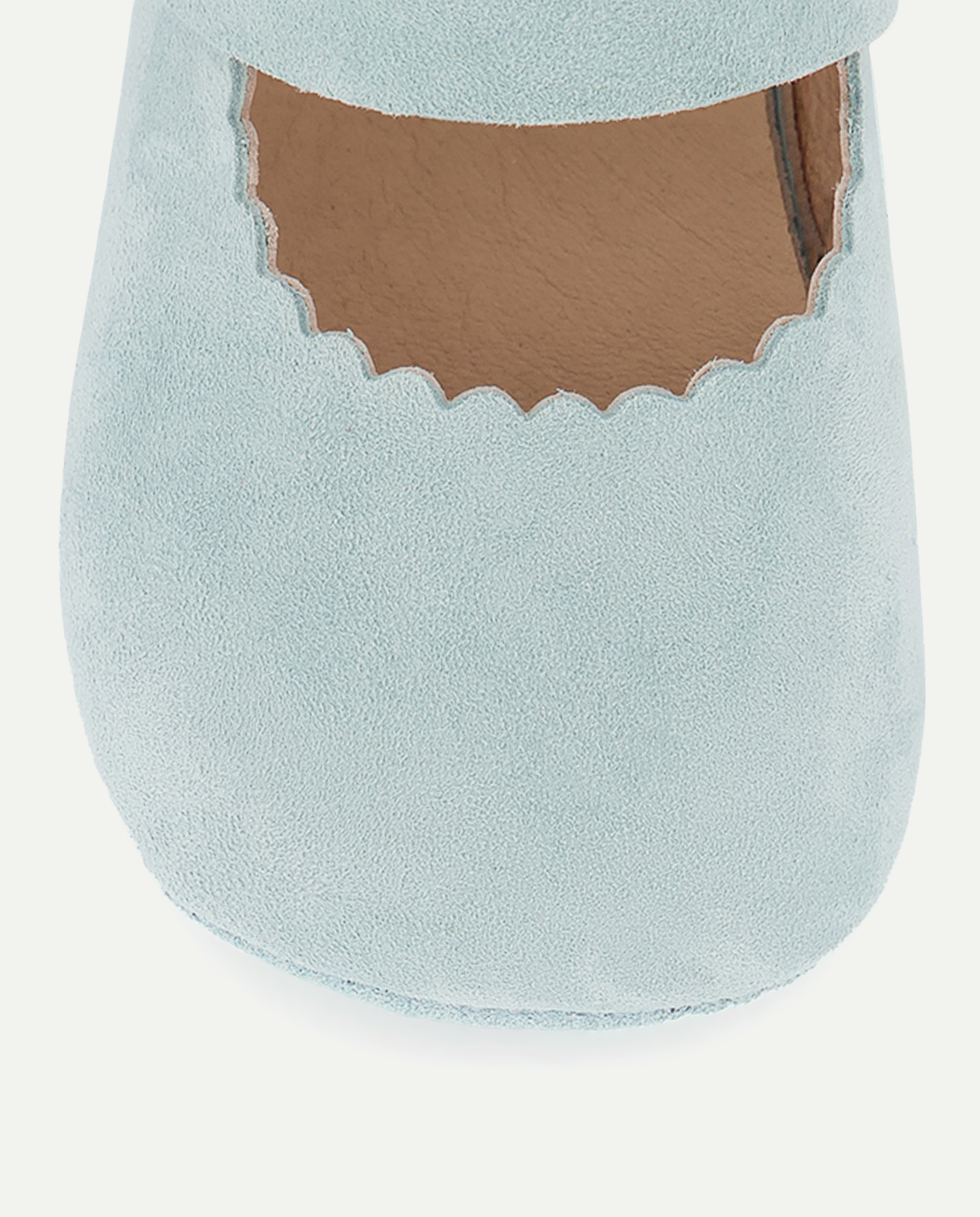 Sapatos de Presilha de Bebé com Ondas e Fecho Aderente Verde-5