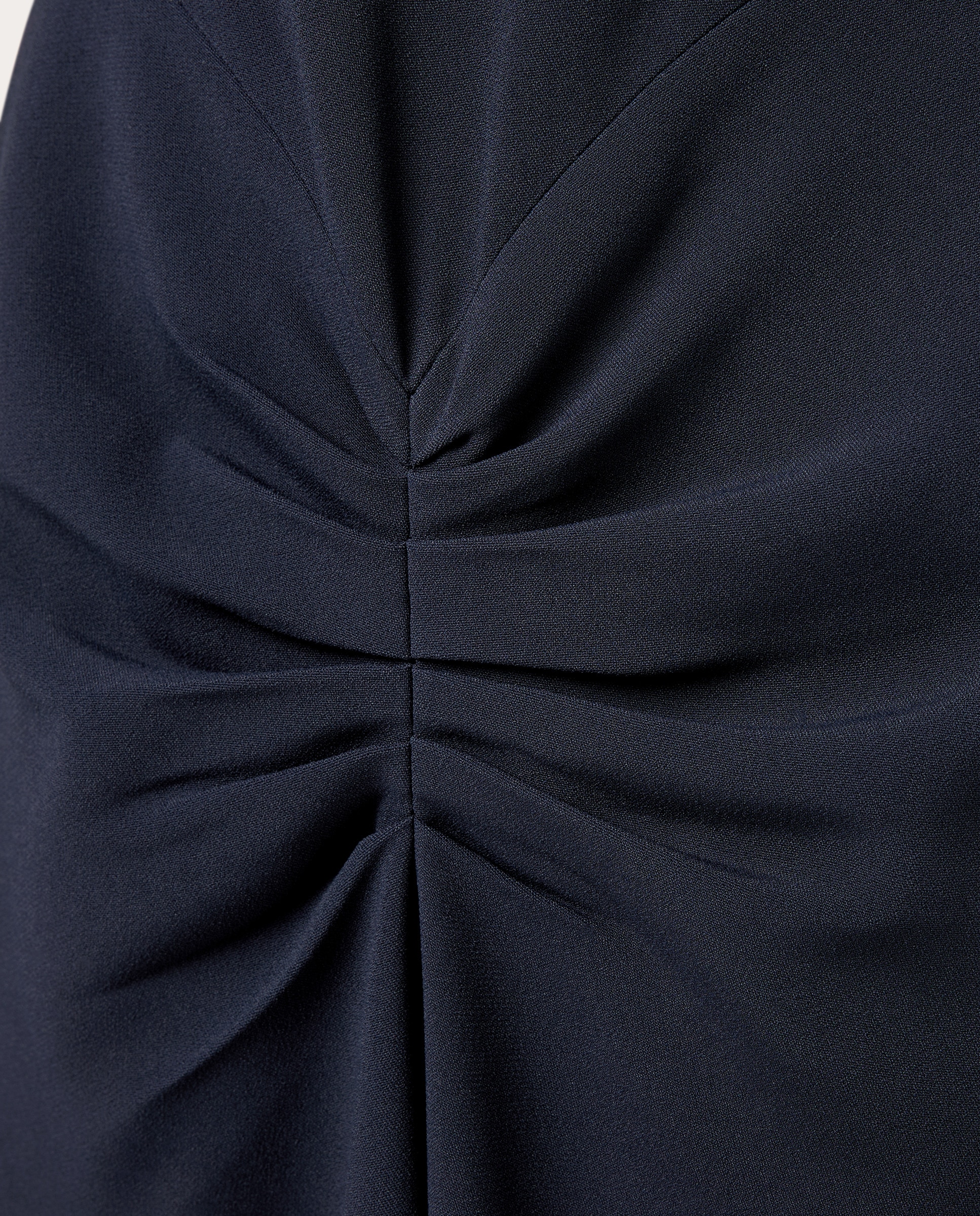 Vestido midi Azul marino-3