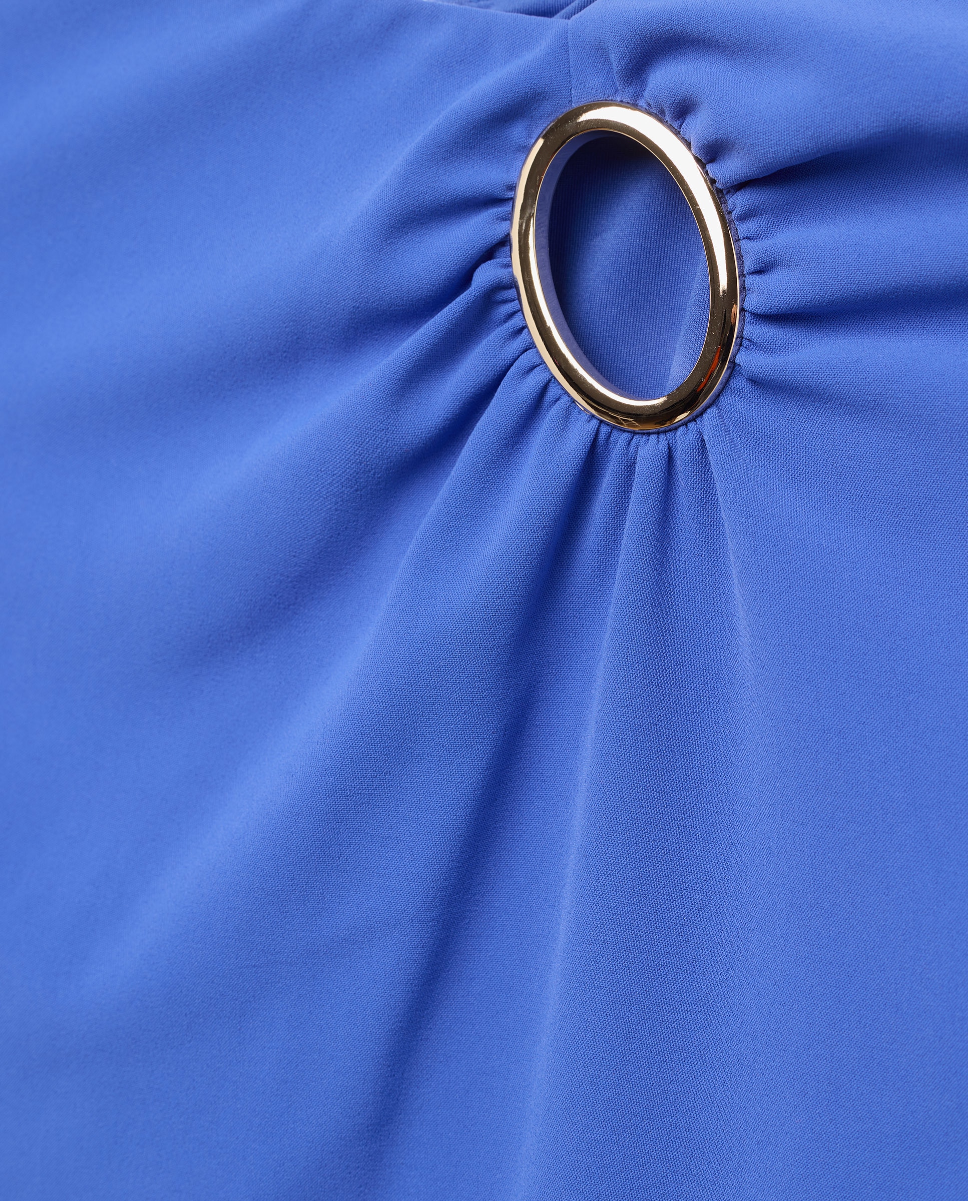 Vestido sem Mangas com Argolas 400 Azul-6