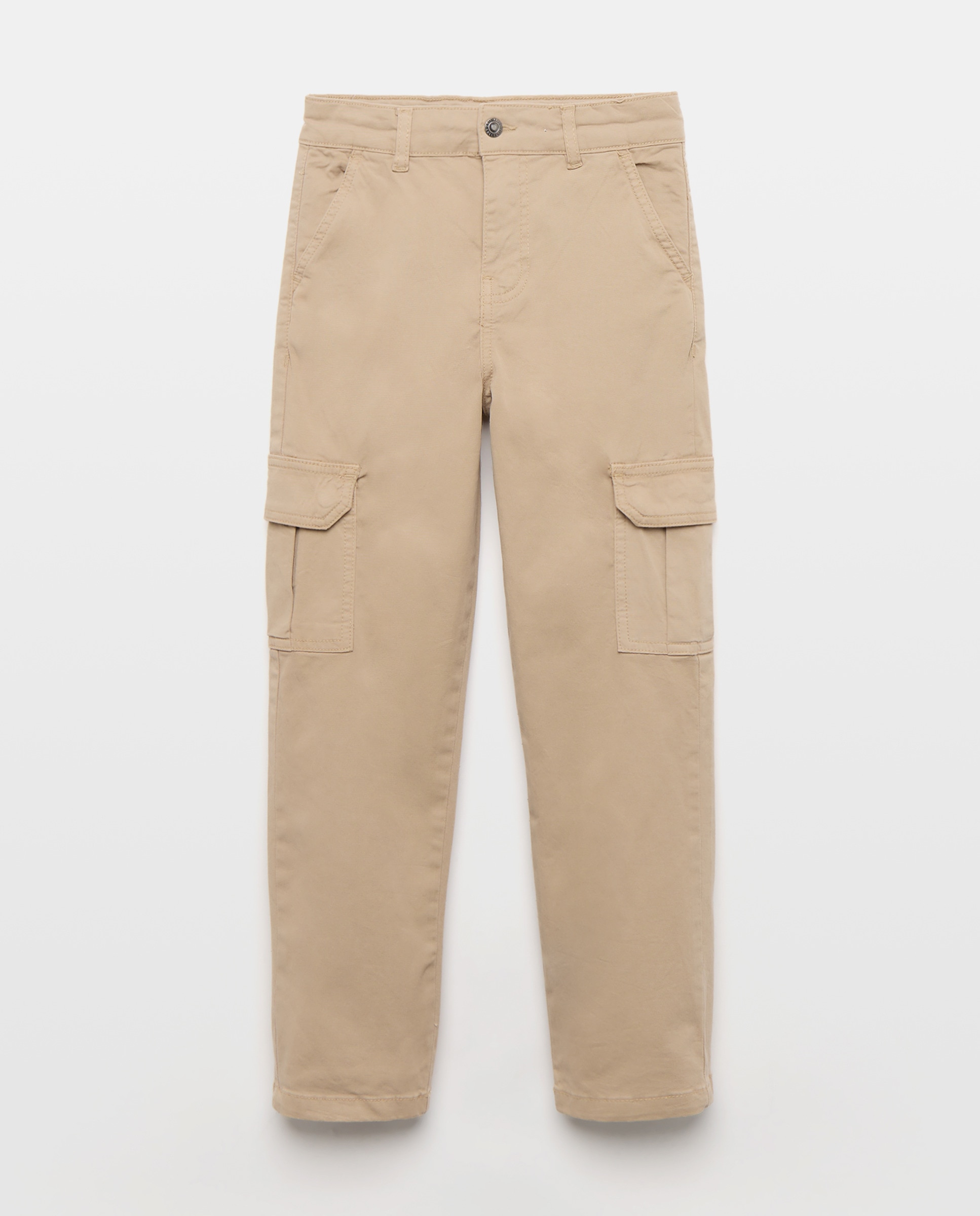 Pantalón de niño cargo Beige-1