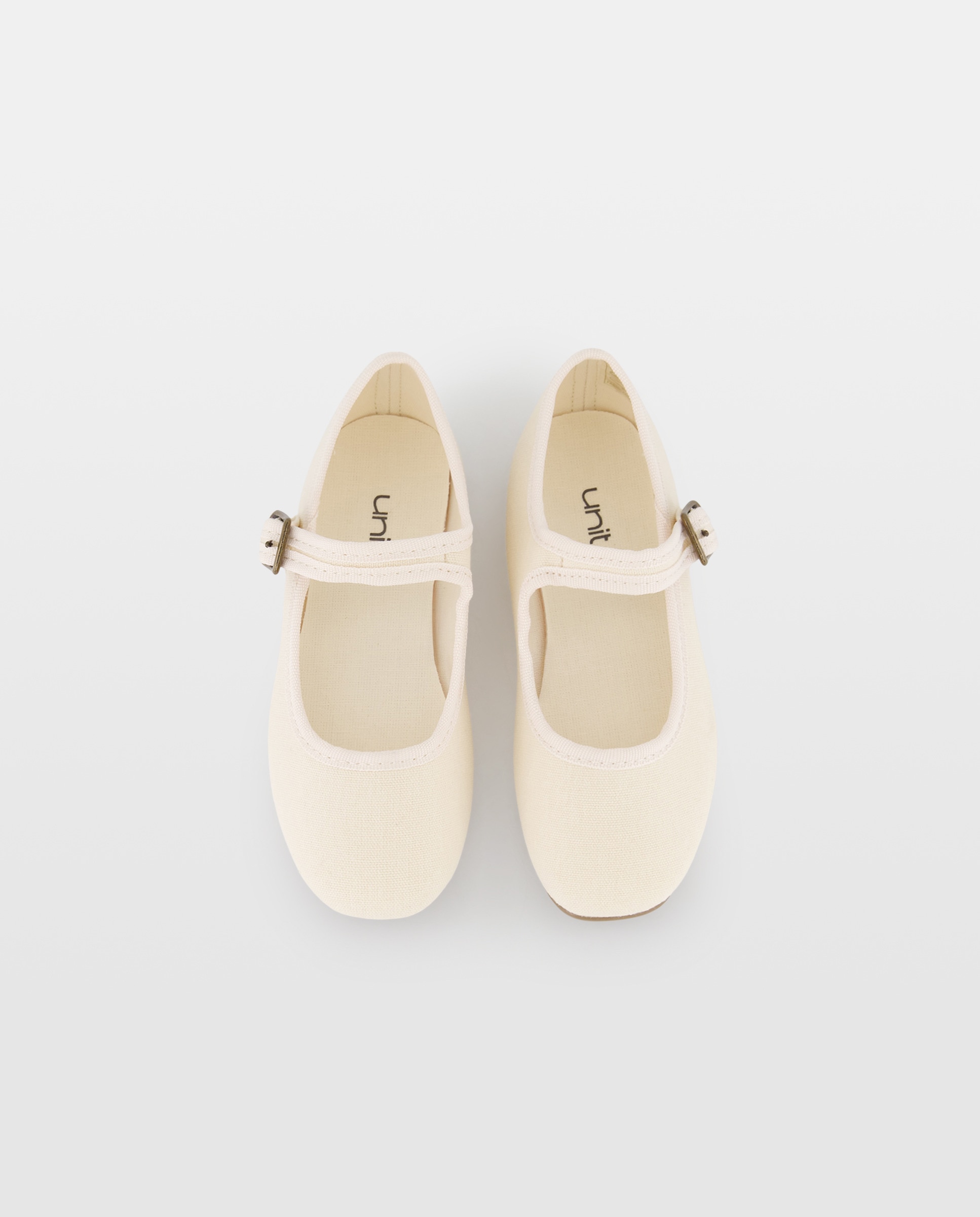 Merceditas bebés canvas Blanco roto-4