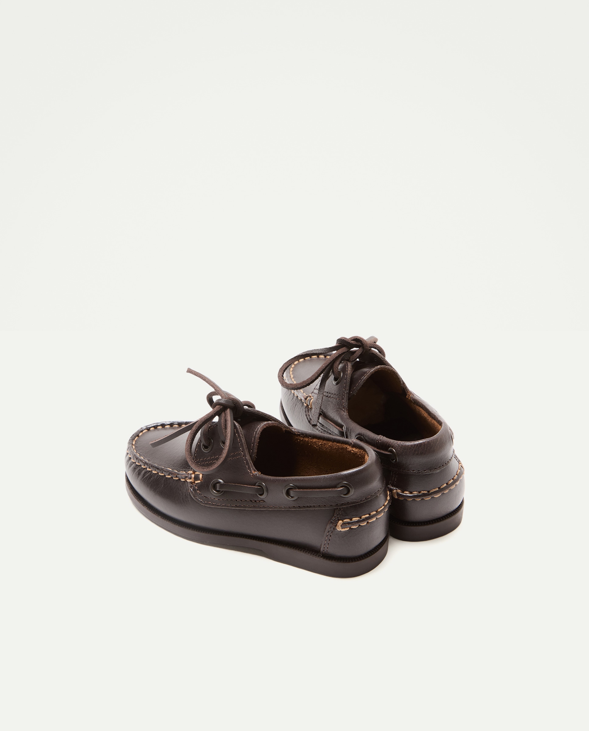 Náutico  bebés piel Marrón-3