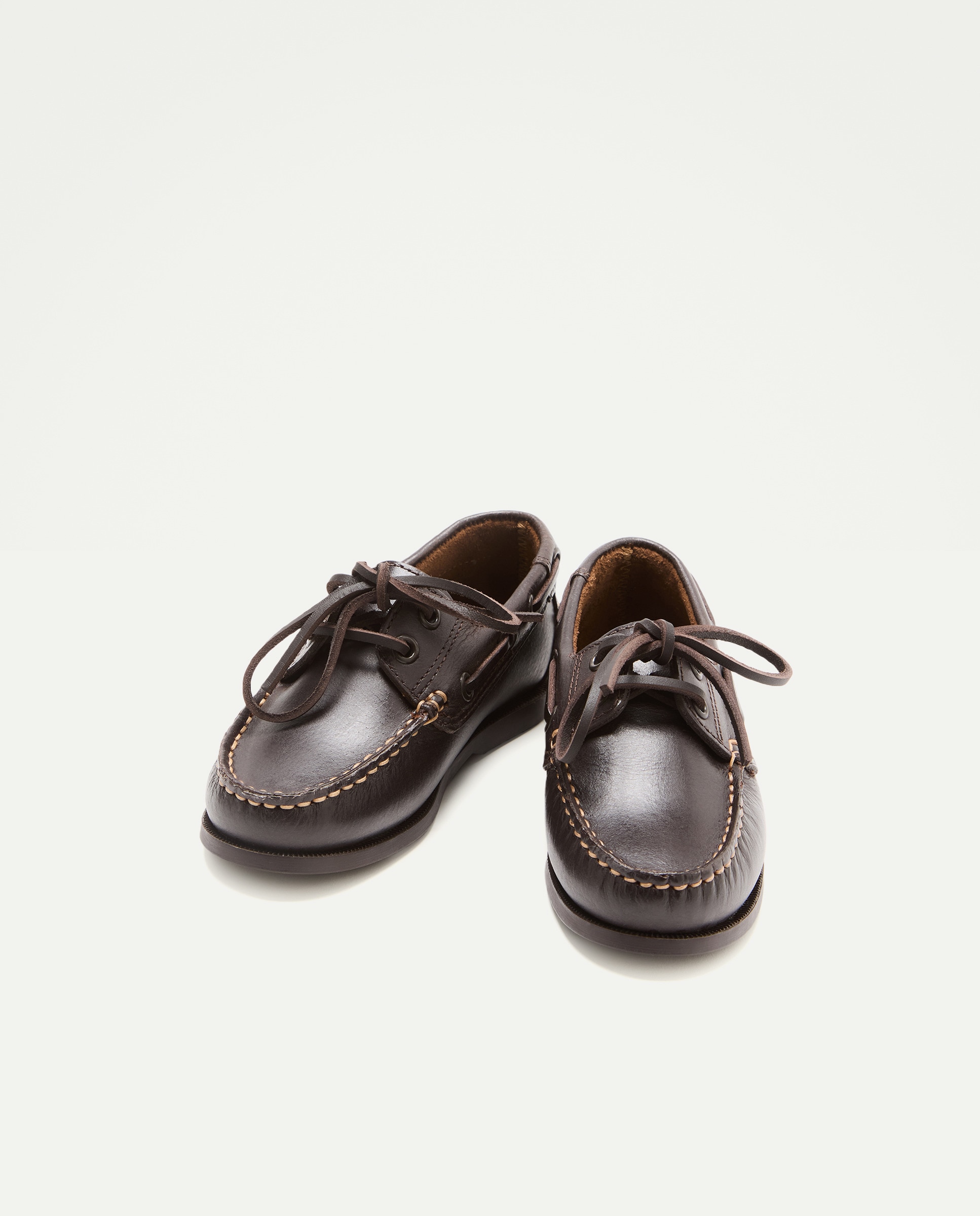 Náutico  bebés piel Marrón-2