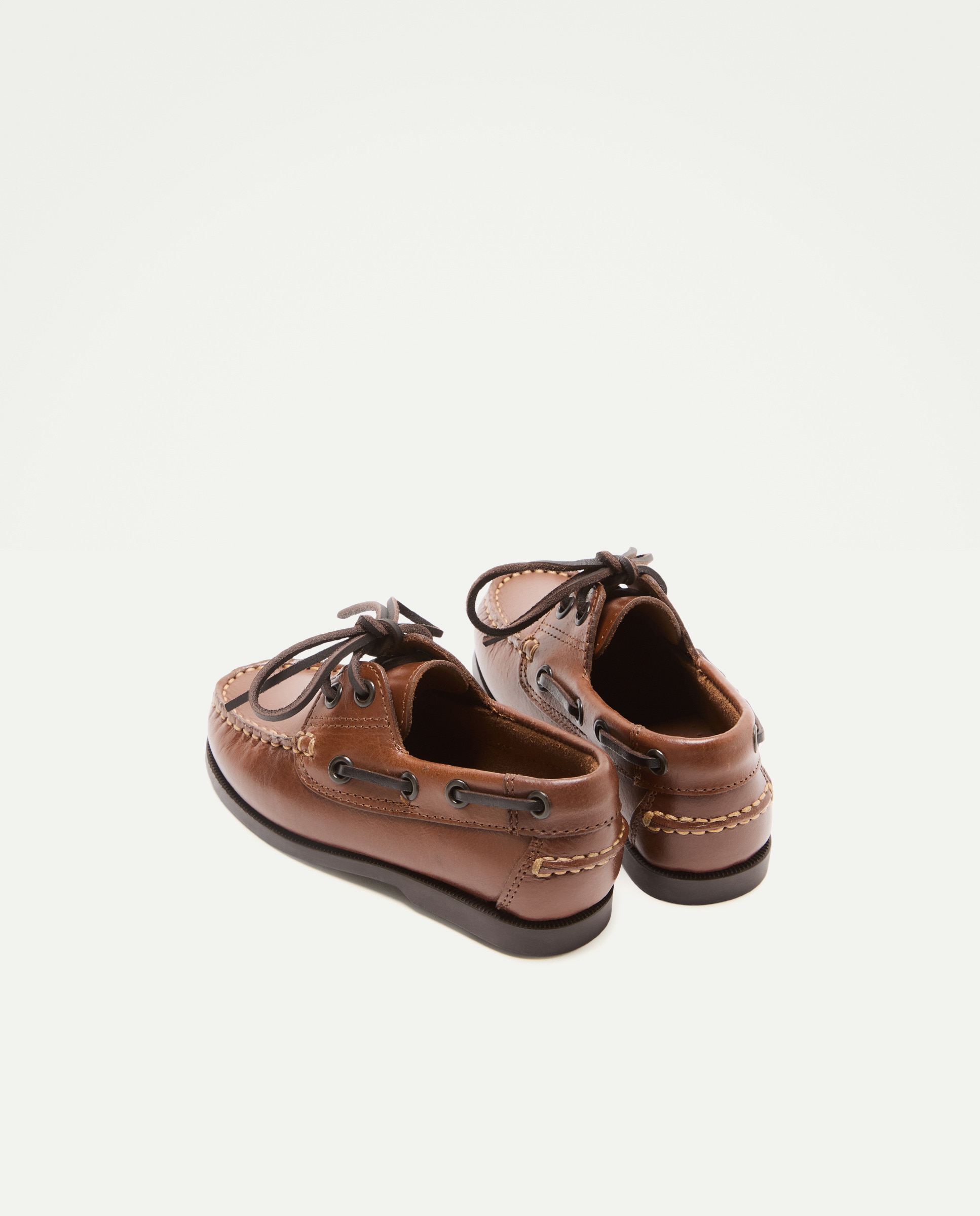 Náutico  bebés piel Toffee-3