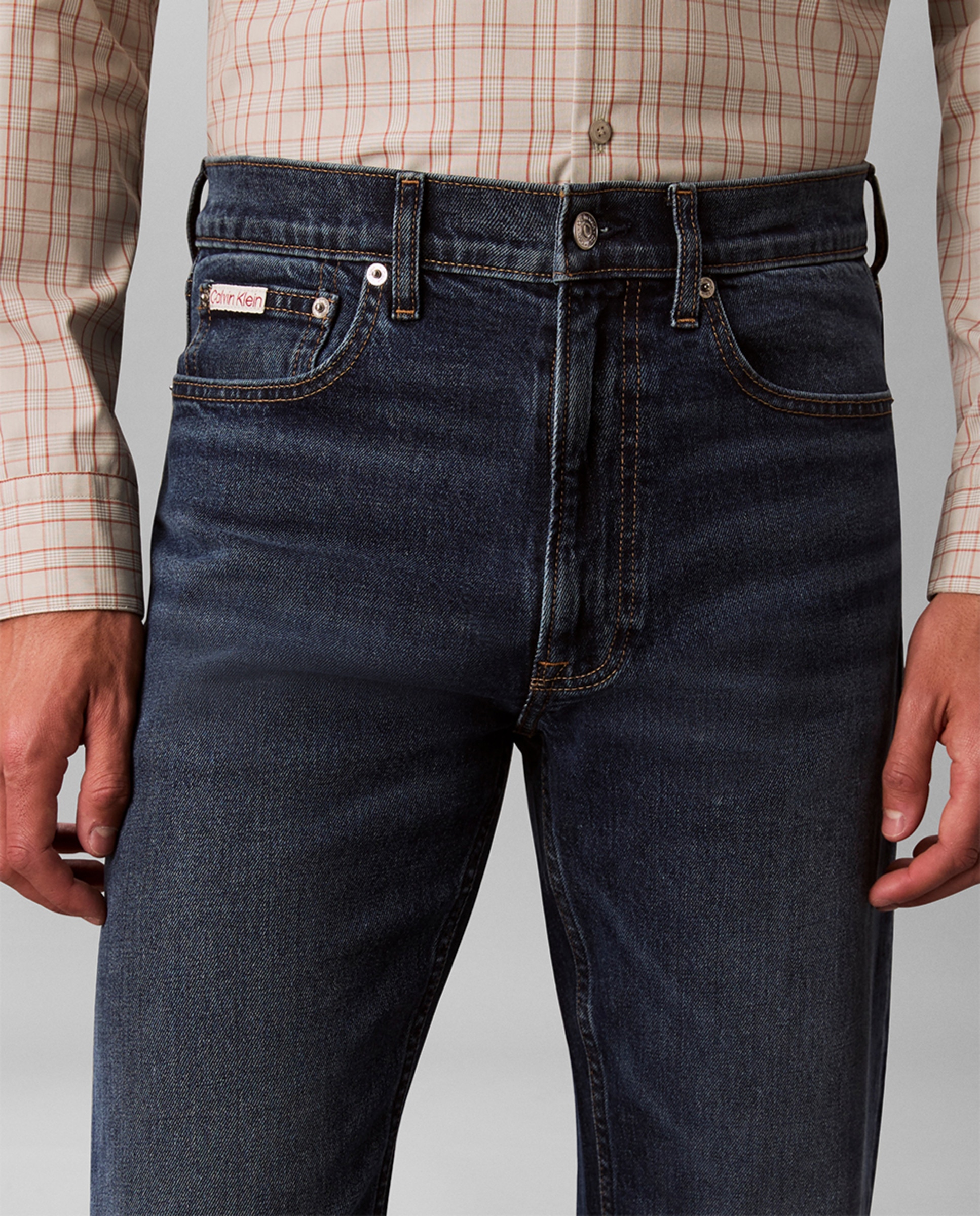 Jeans Fit Standard Straight Azul-4