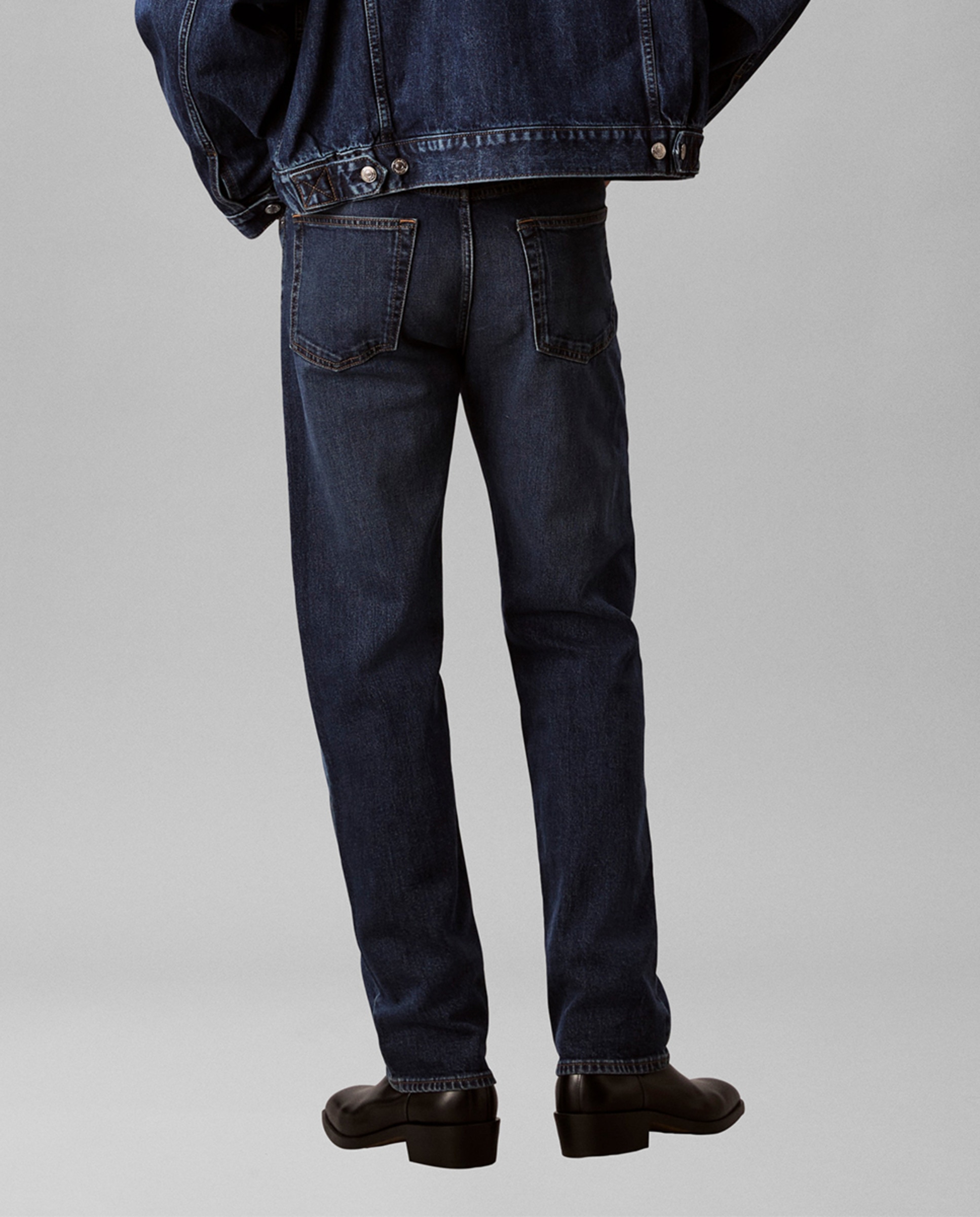 Jeans Fit Standard Straight Azul-3
