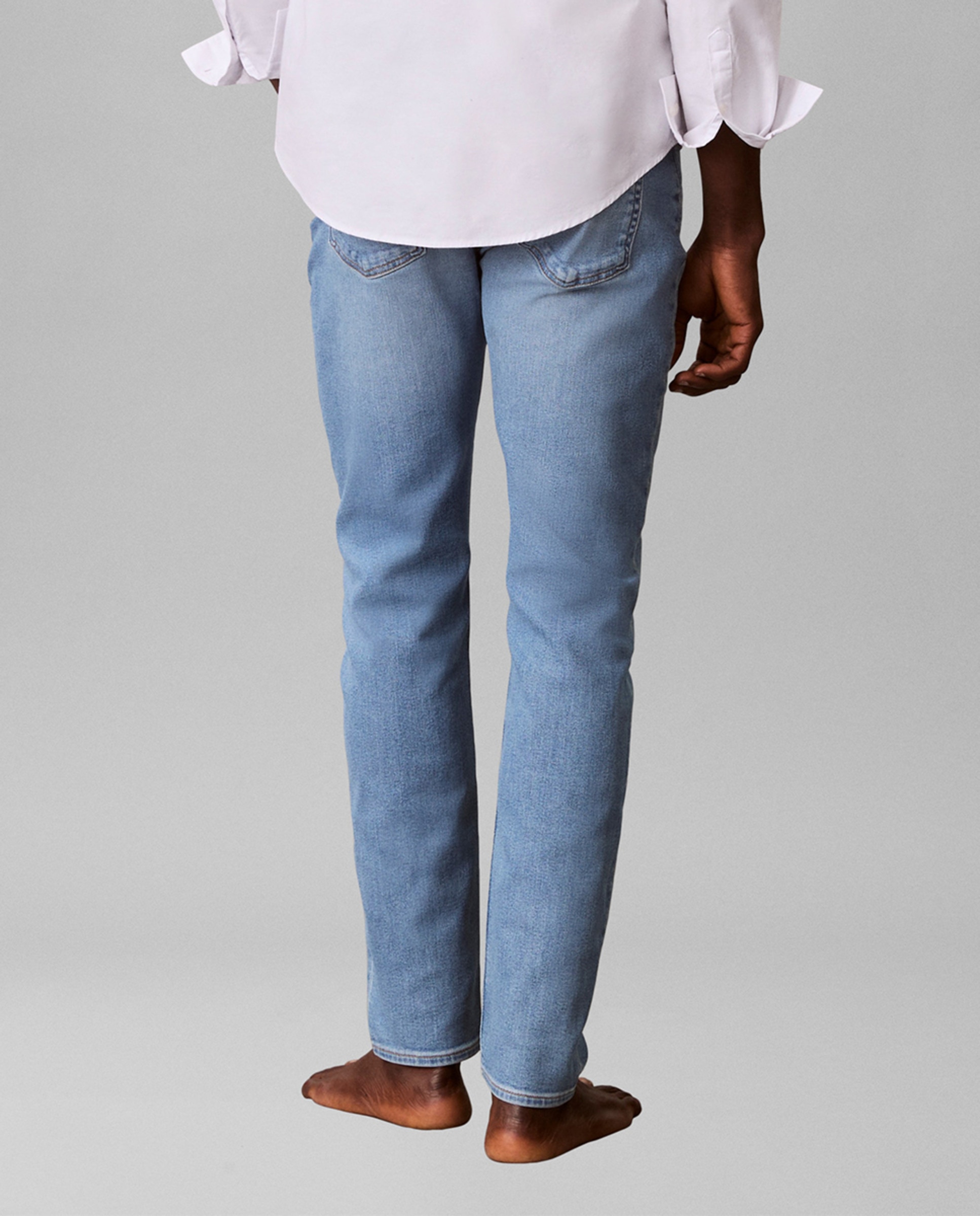 Jeans Slim Fit Cinzento-3