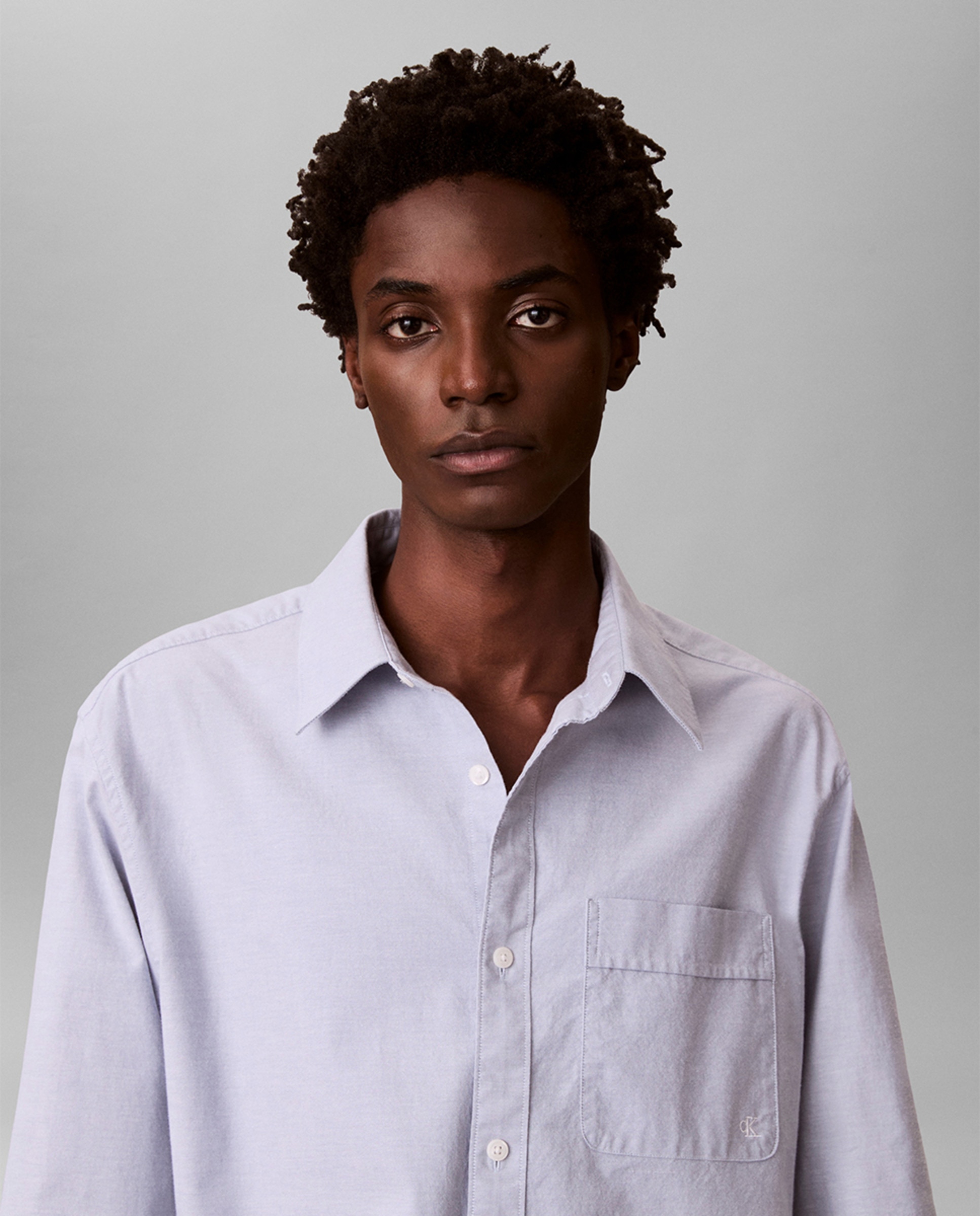 Camisa Oxford Curta Azul-claro-3
