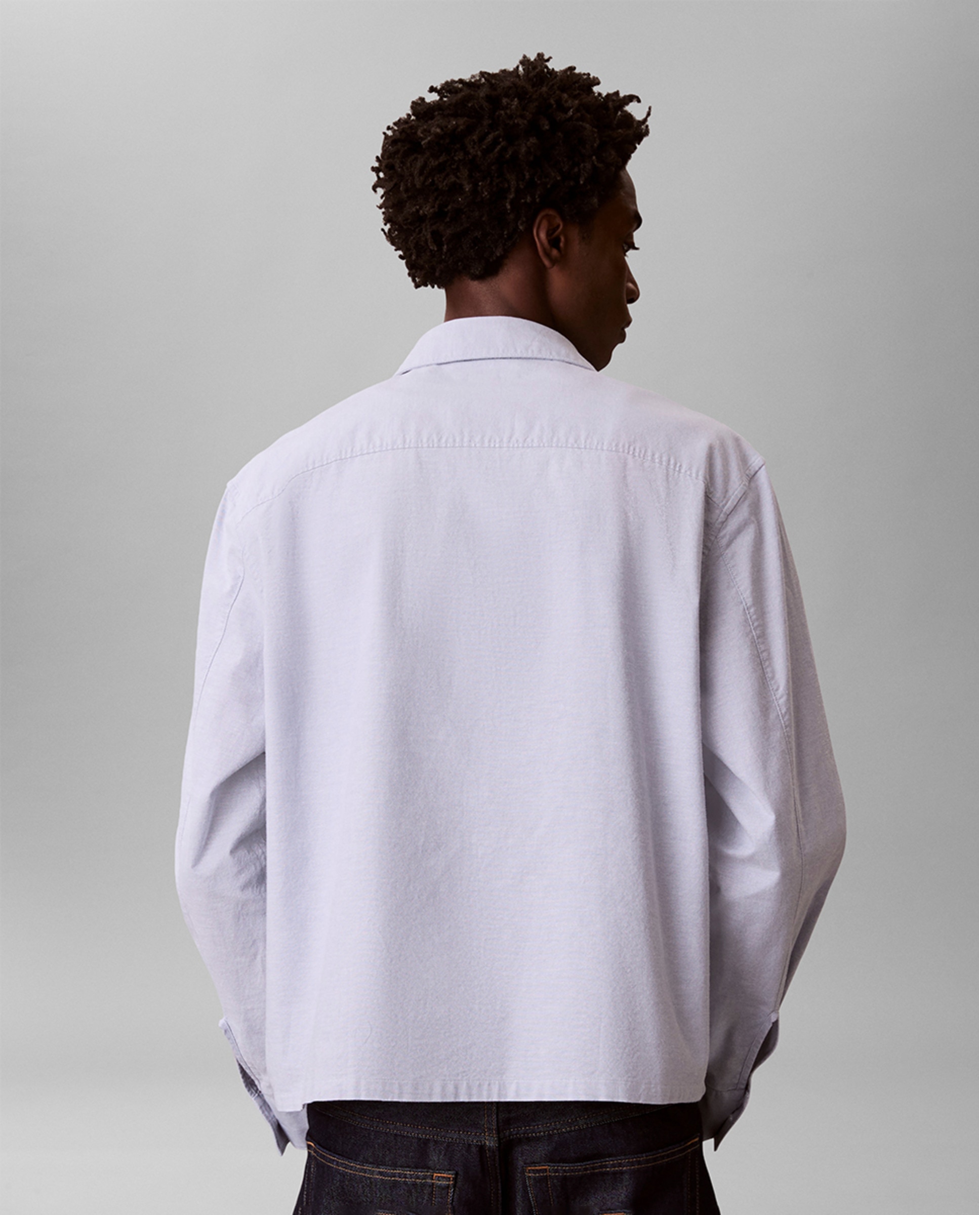 Camisa Oxford Curta Azul-claro-2