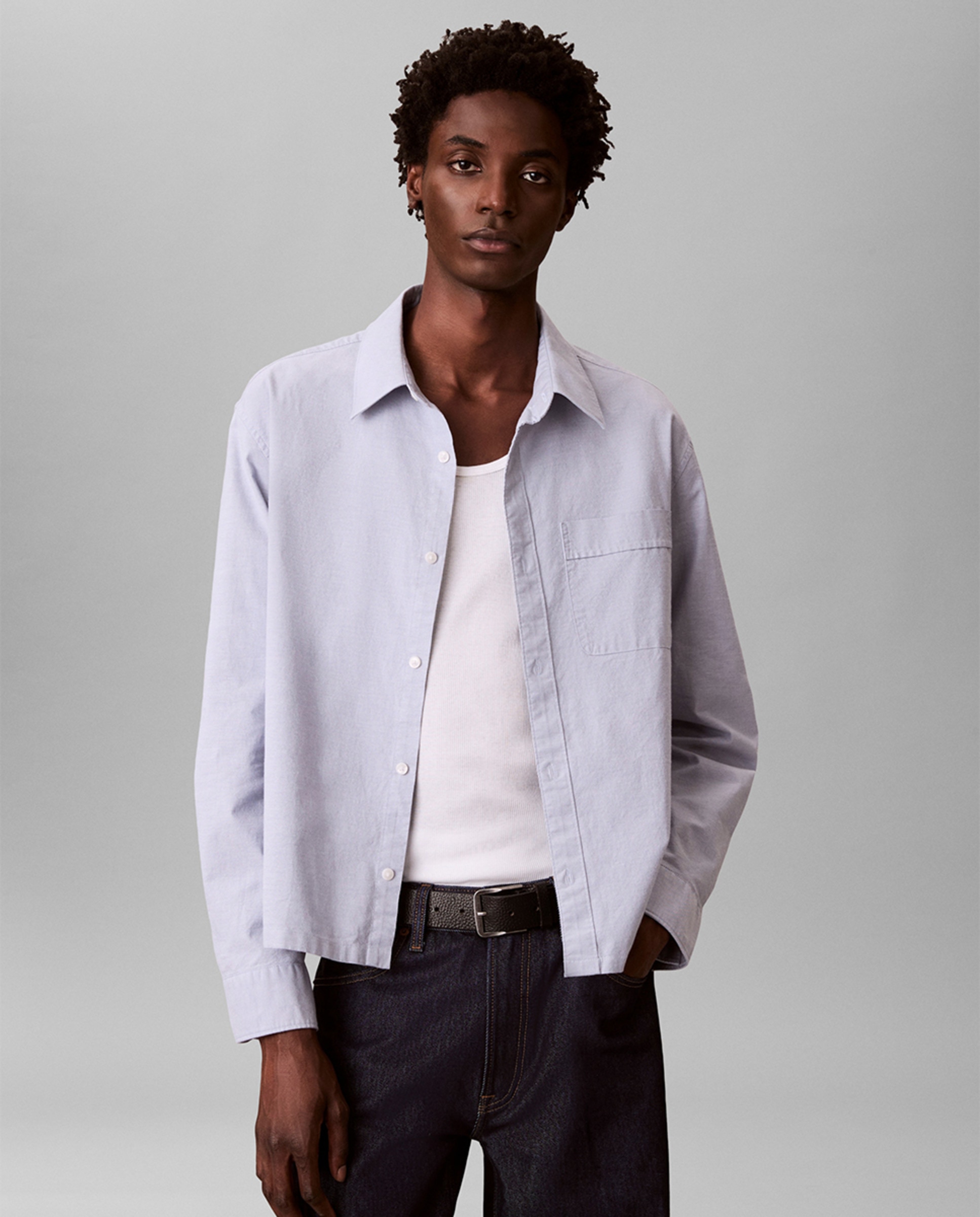 Imagem 0 de Camisa Oxford Curta