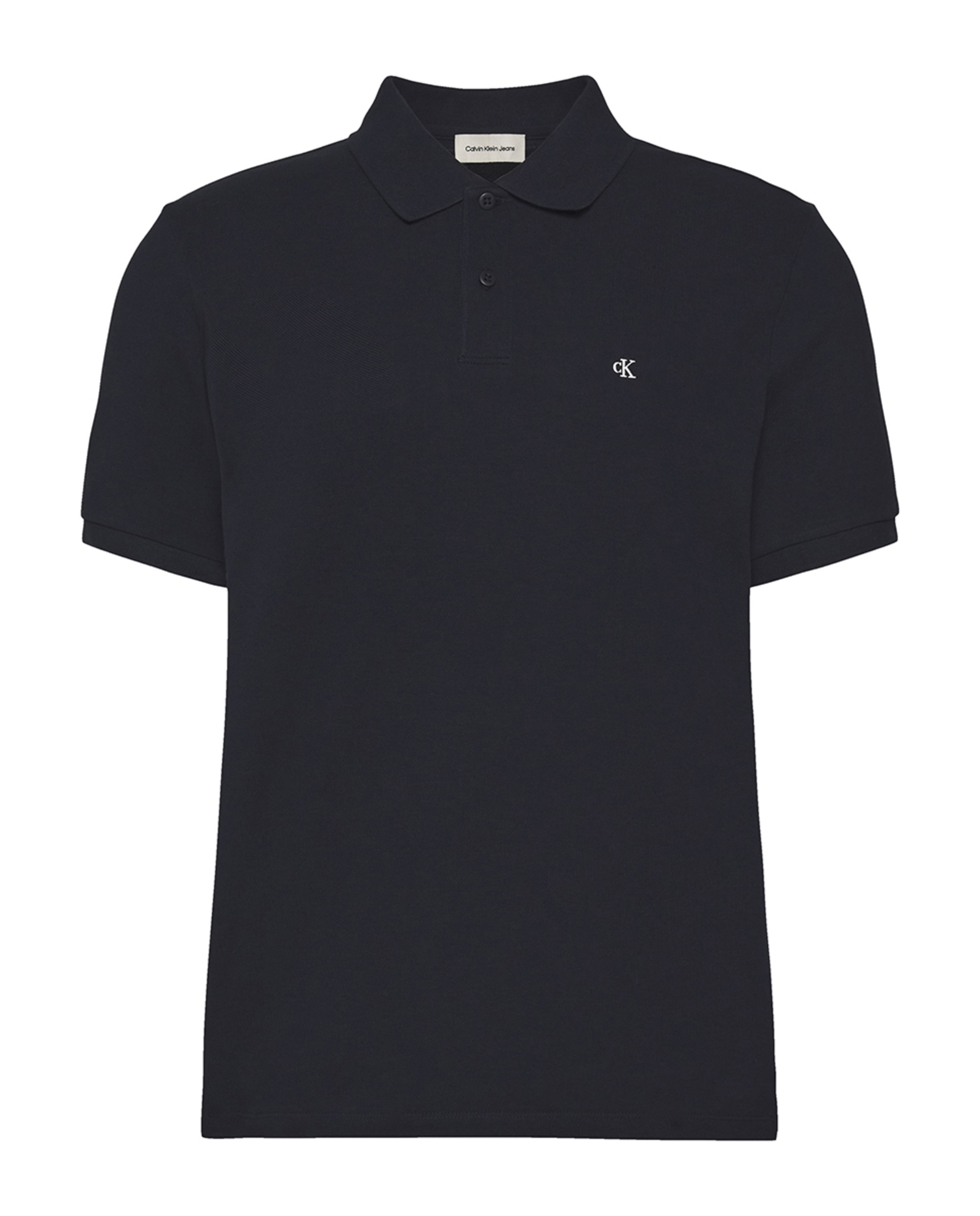 Polo Piqué com Logótipo Azul-marinho-5