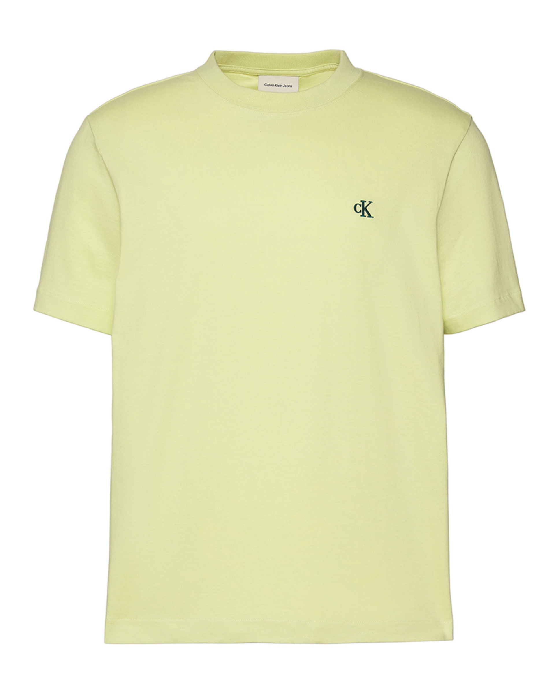 T-shirt com Logótipo de Monograma Amarelo-5