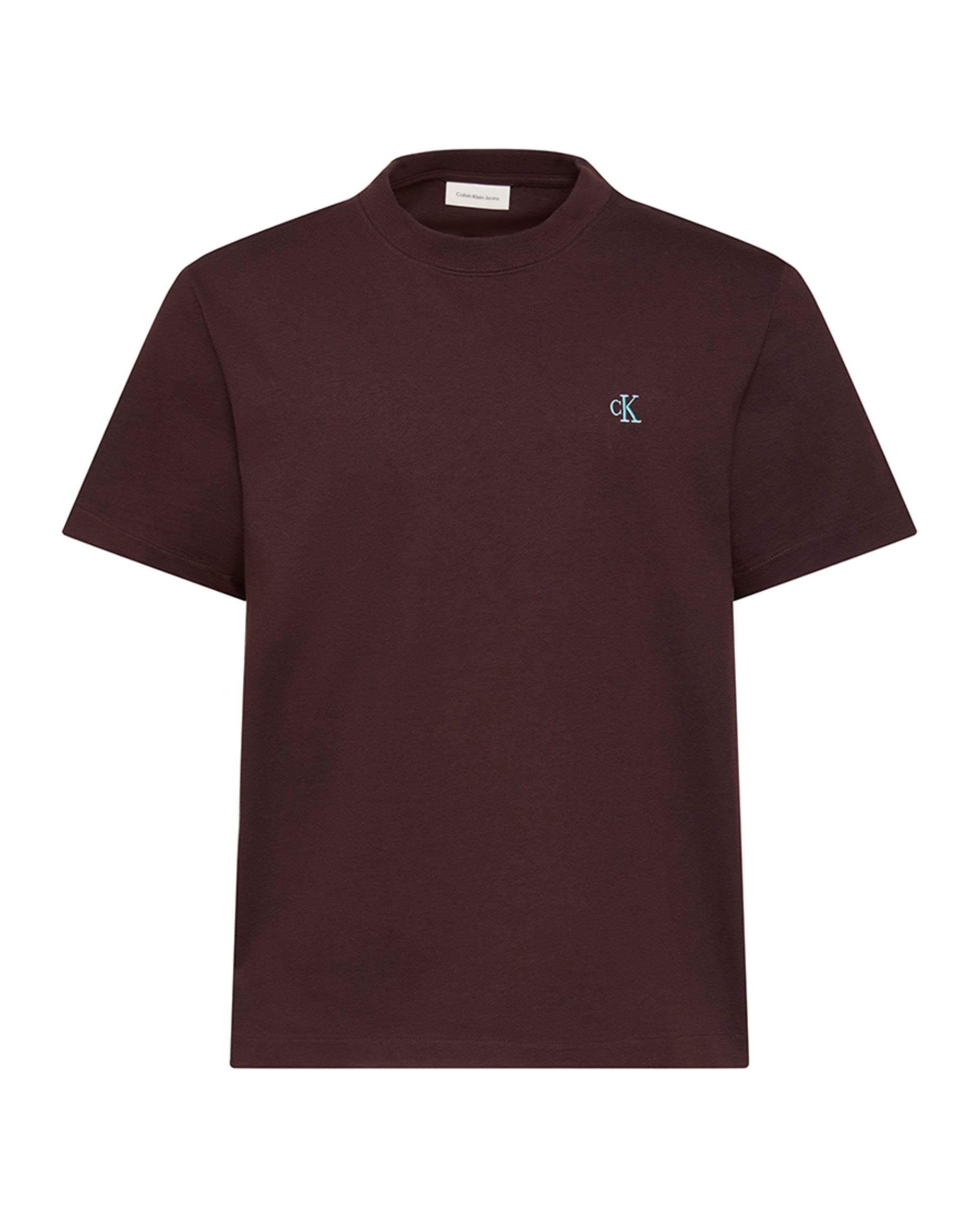 T-shirt com Logótipo de Monograma Castanho-escuro-5